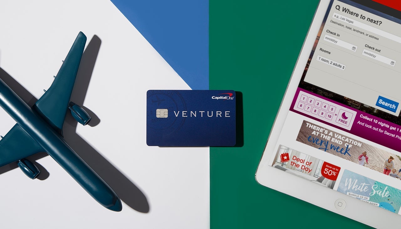capital one venture card hotels.com site