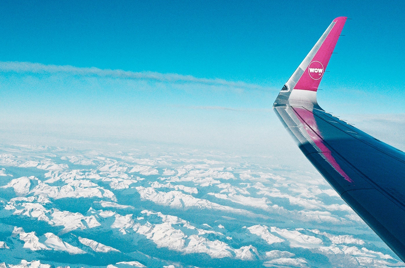 WOW Air Wing and Greenland