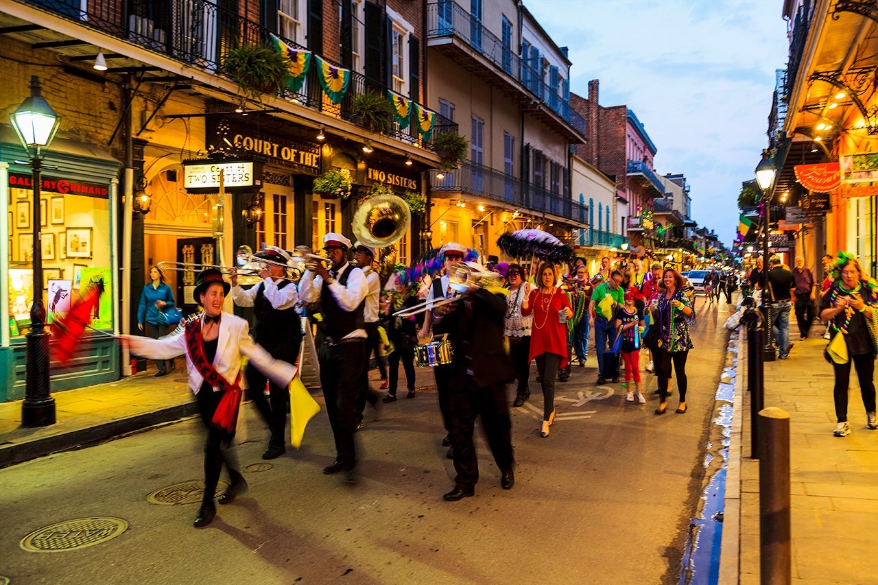 Party Time in New Orleans USA .