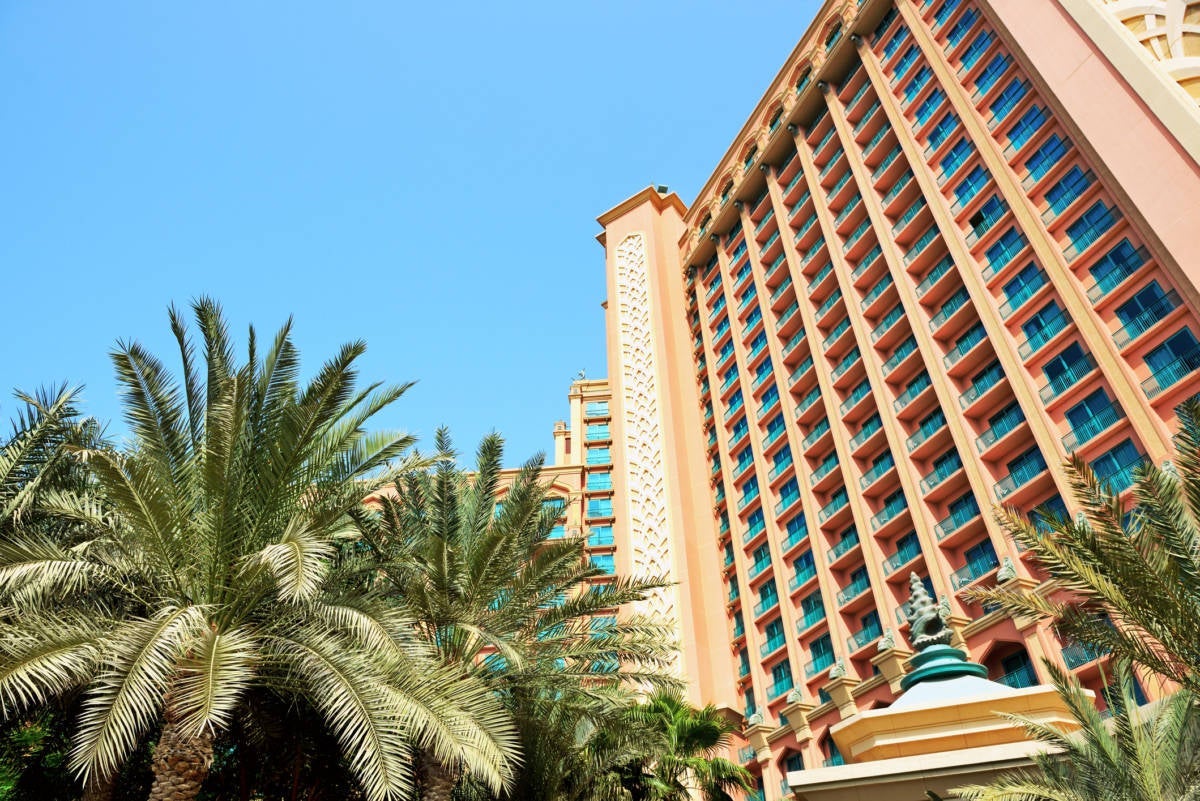 The building of luxury hotel, Dubai, UAE