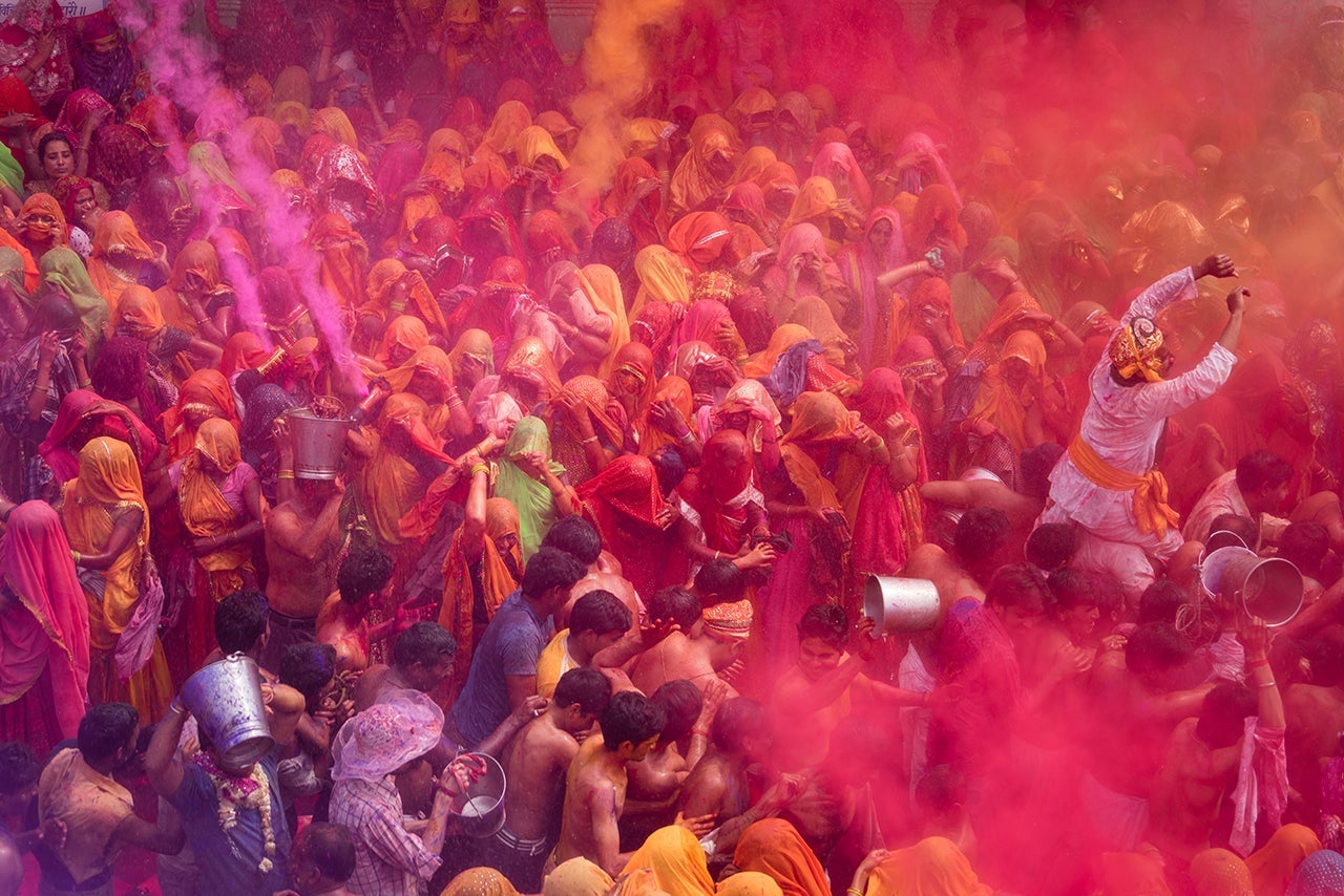 Holi celebrations