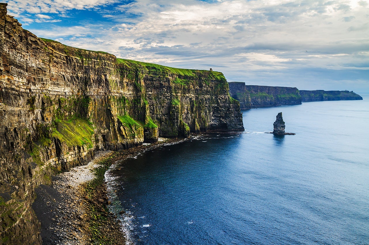 cliffs of moher, county clare, wild atlantic way route, ireland