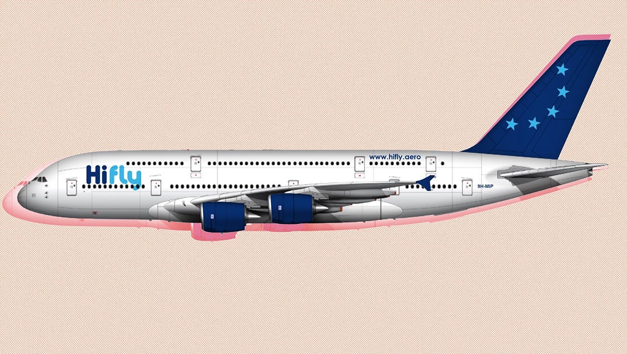 hifly A380s with Singapore Suites