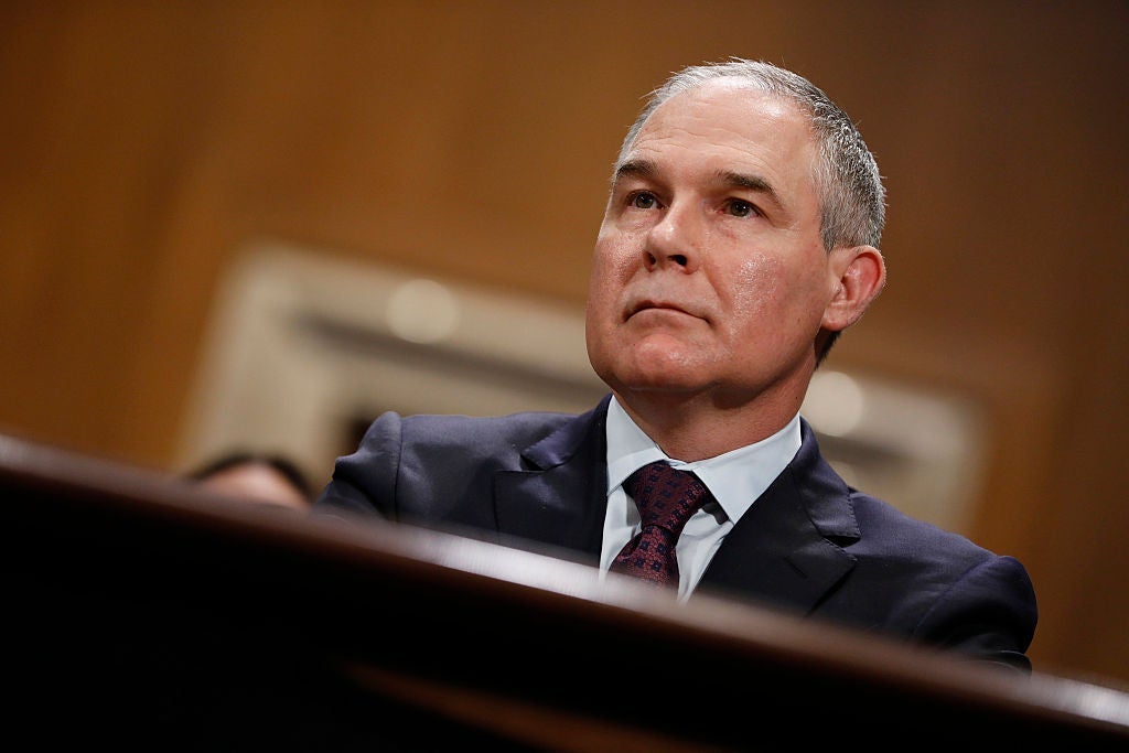 Senate Holds Confirmation Hearing For Scott Pruitt To Become EPA Administrator