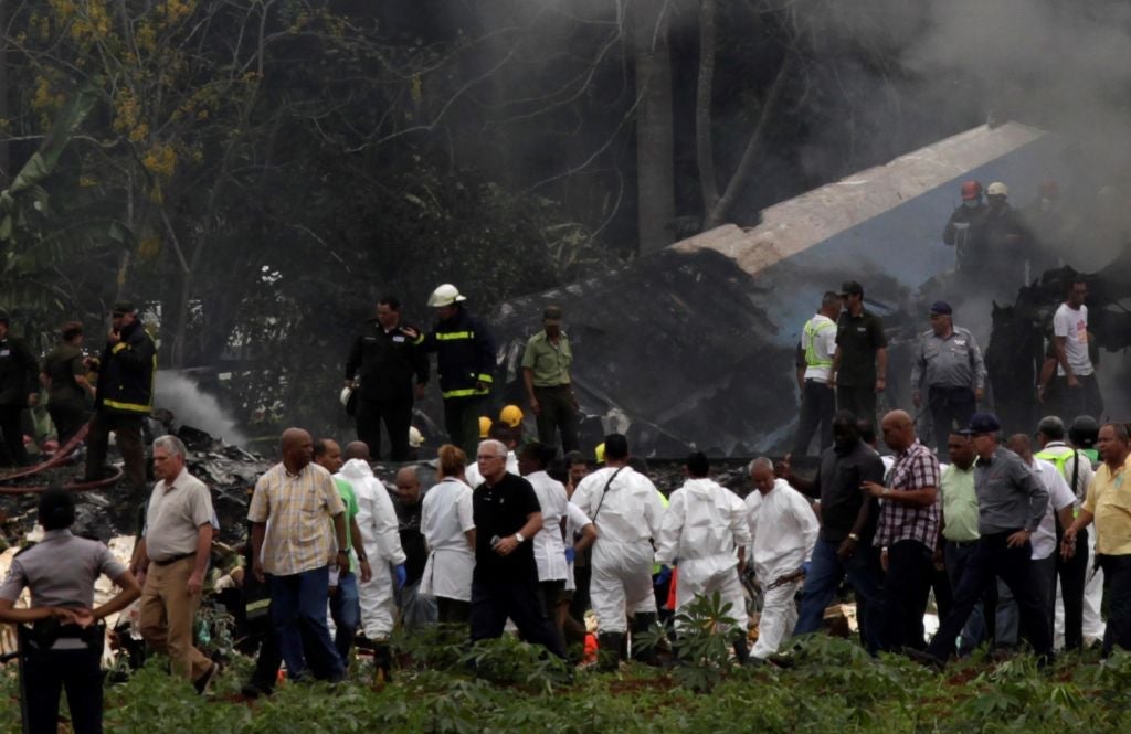 Passenger plane with over 100 aboard crashes in Cuba