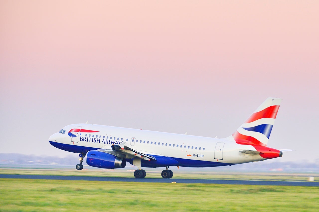 British Airways taking off