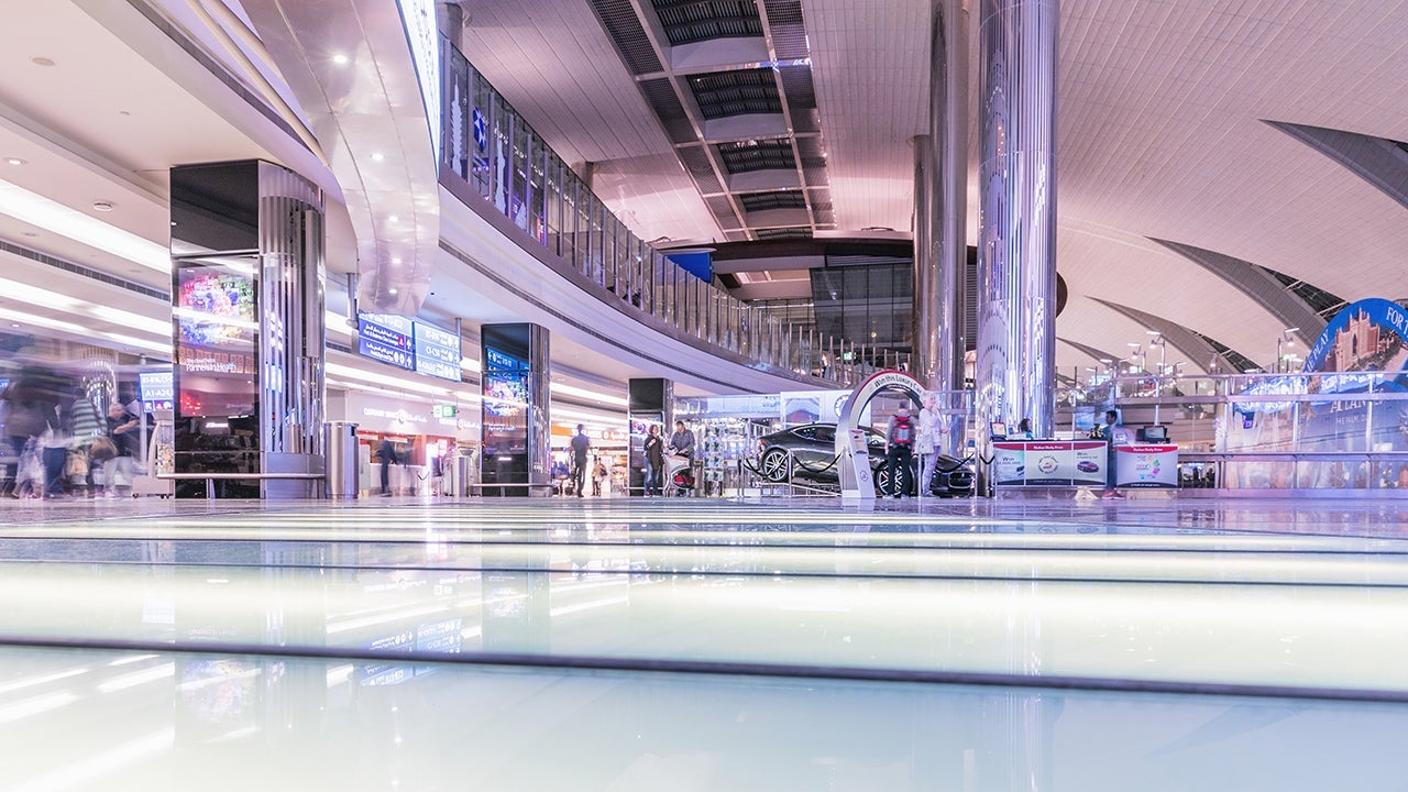 Dubai International Airport¸. Dubai International Airport is the primary airport serving Dubai.