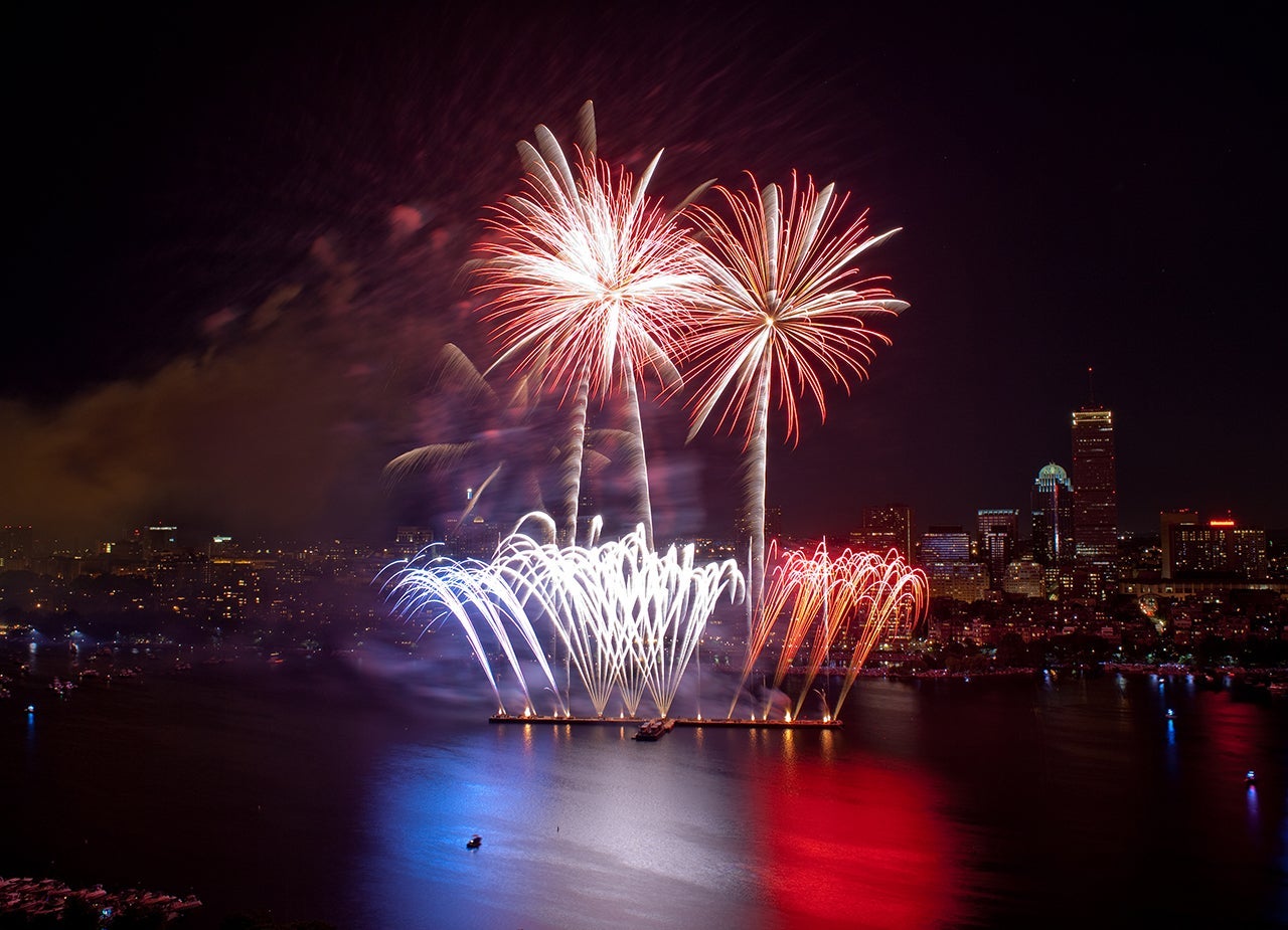 4th of July Fireworks in Boston