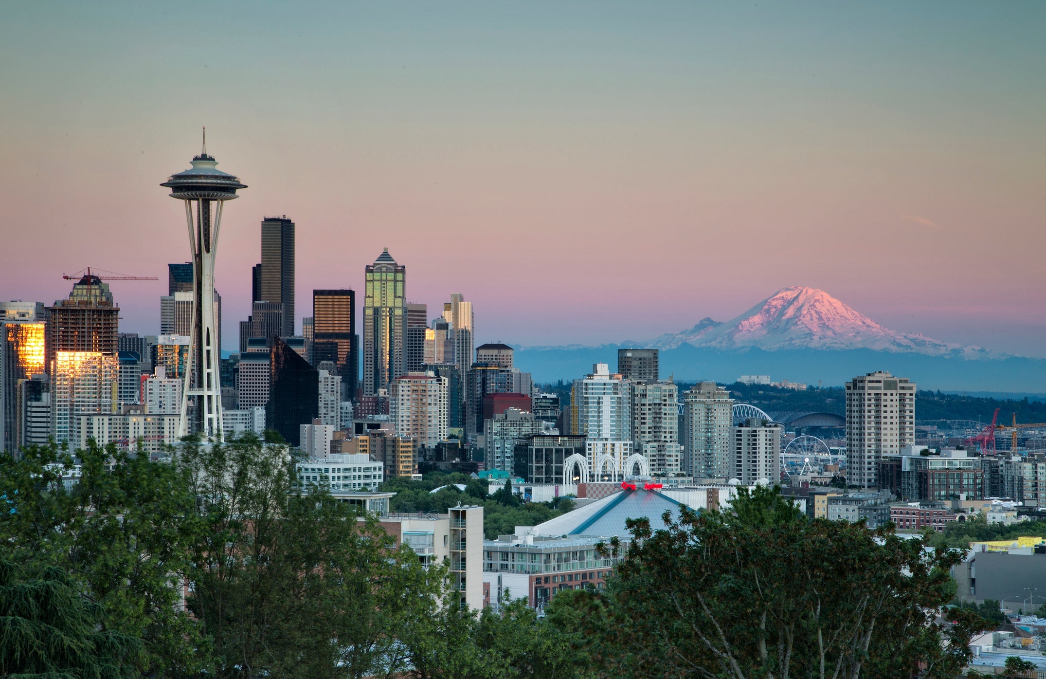 USA, Washington State, Belt of venus in Seattle