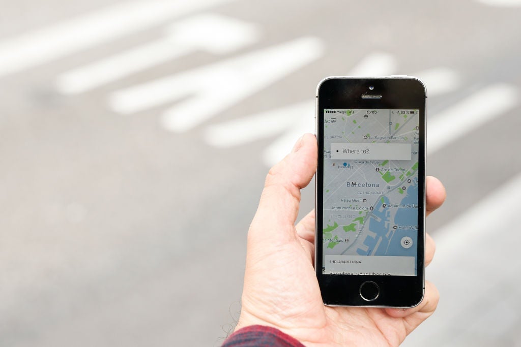 SPAIN-TRANSPORT-ECONOMY-UBER