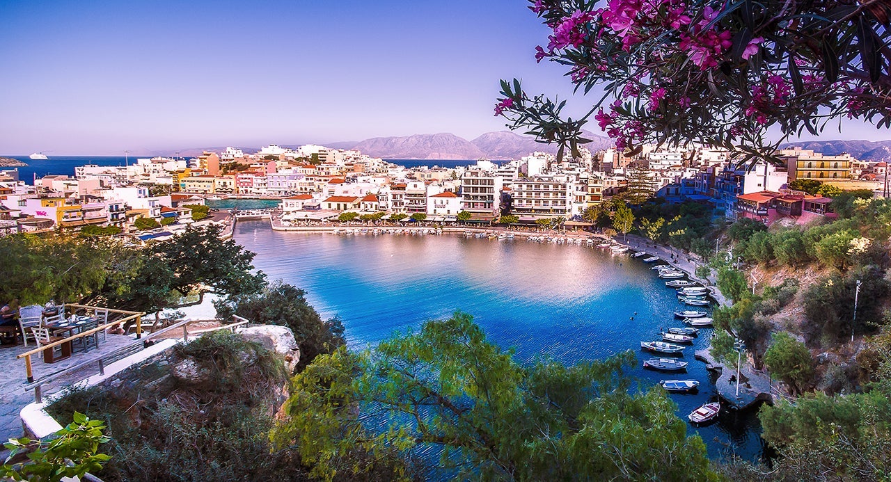 Lake of Agios Nikolaos Crete