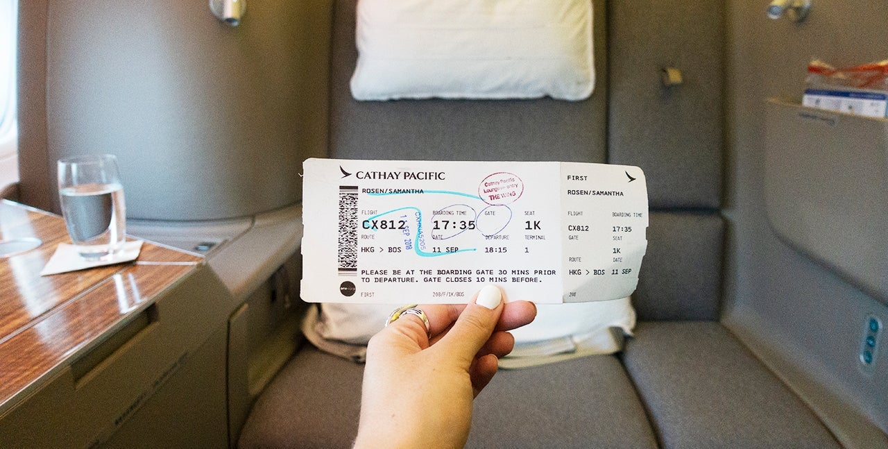 Cathay Pacific 777-300ER First Class Review-03