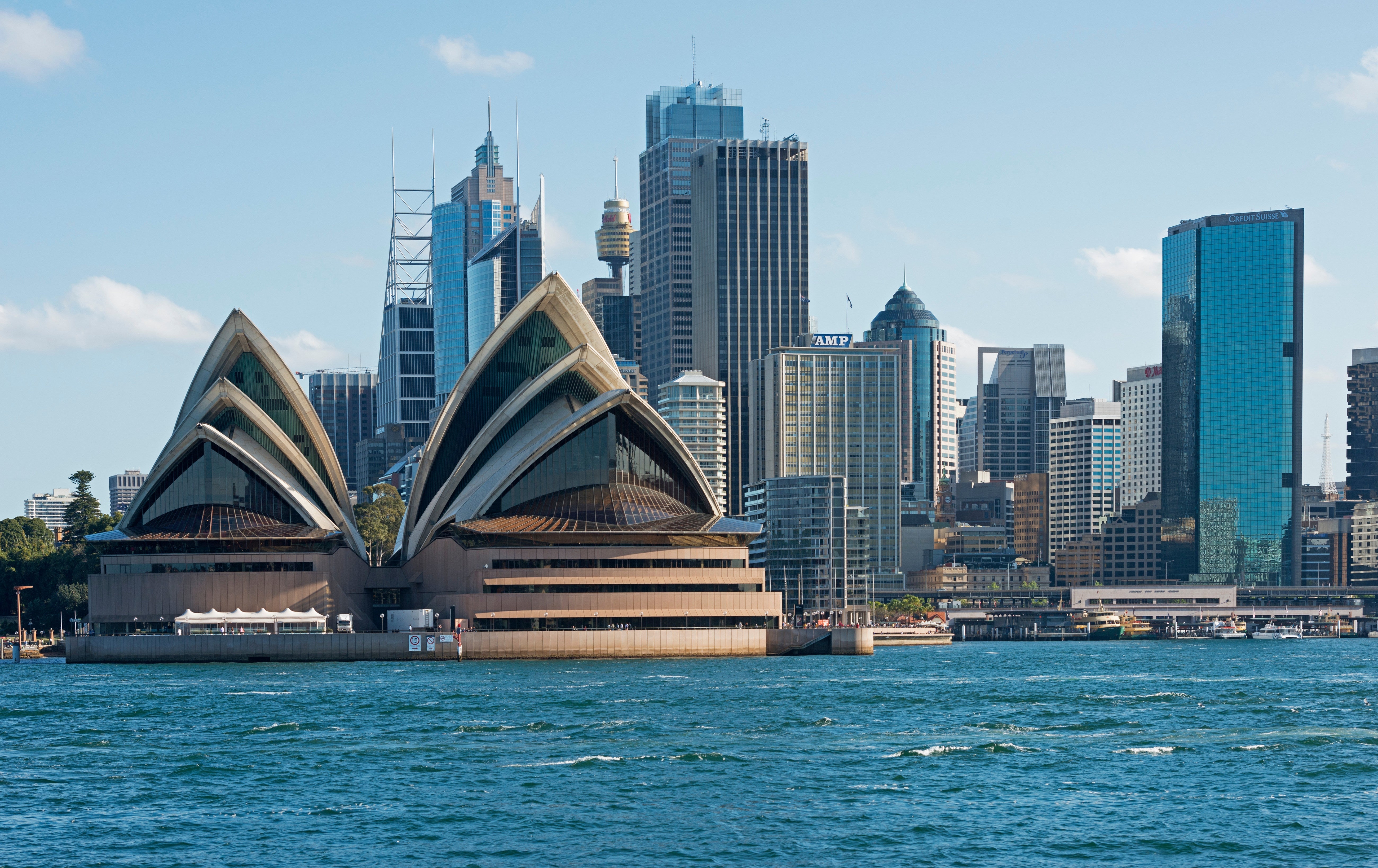 Sydney Opera House and waterfront, Sydney, Australia