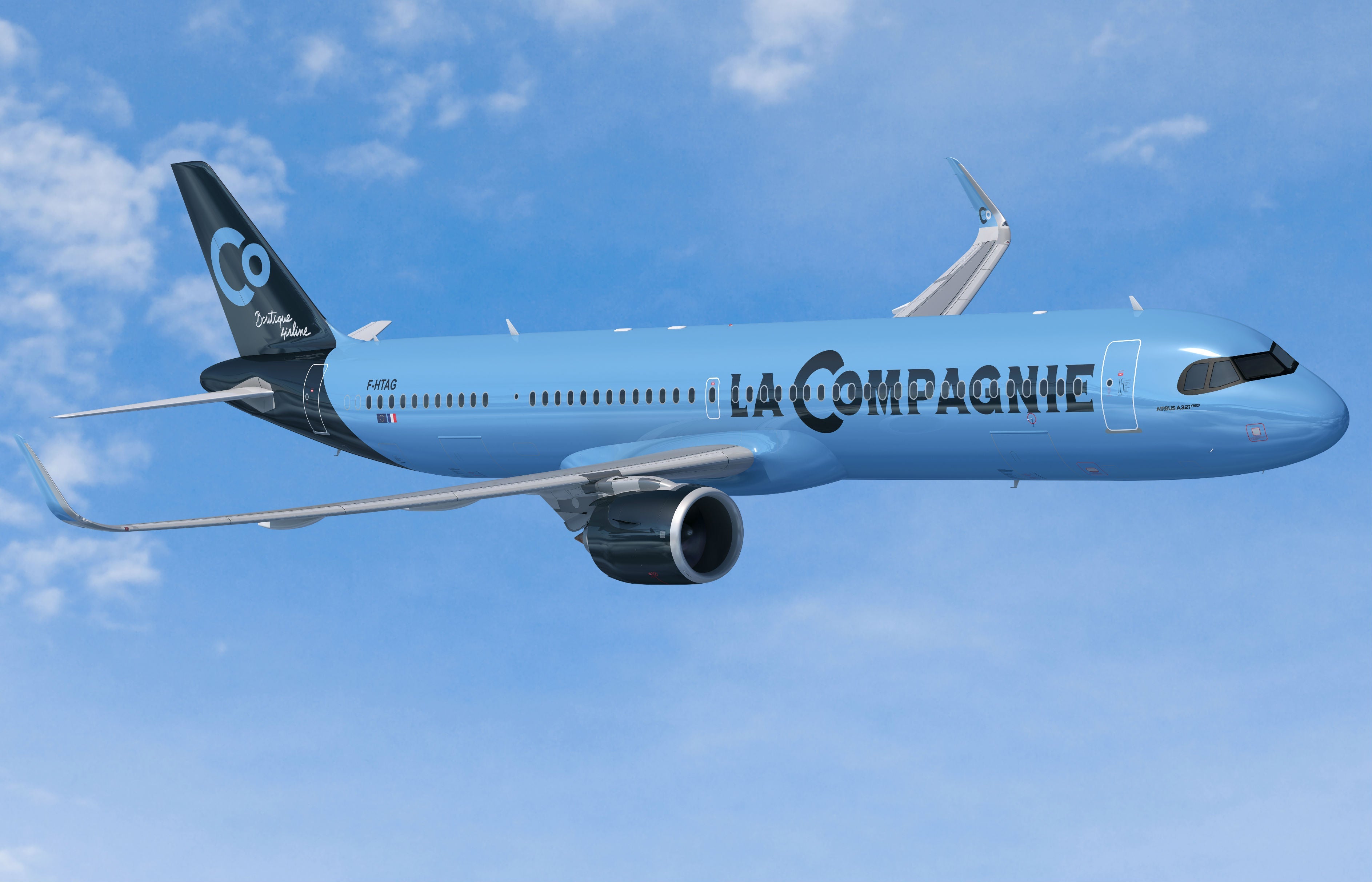 La Compagnie Airbus A321neo Exterior