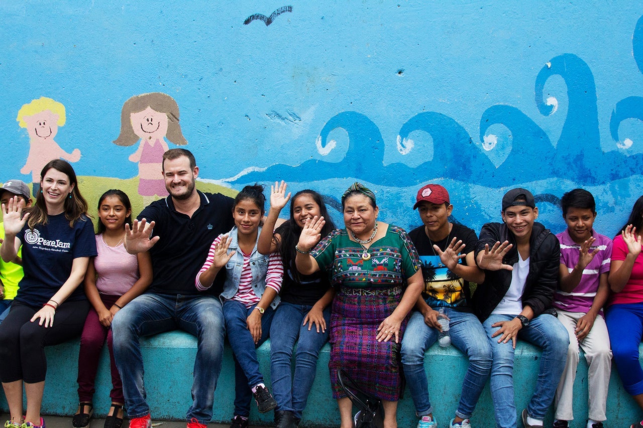 Brian Kelly PeaceJam Guatemala