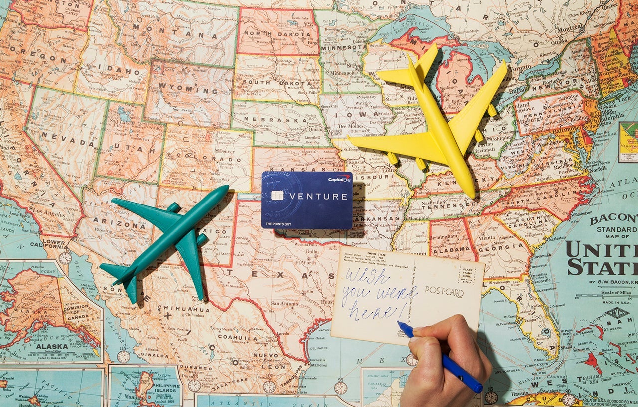 Capital One Venture Rewards travel maps