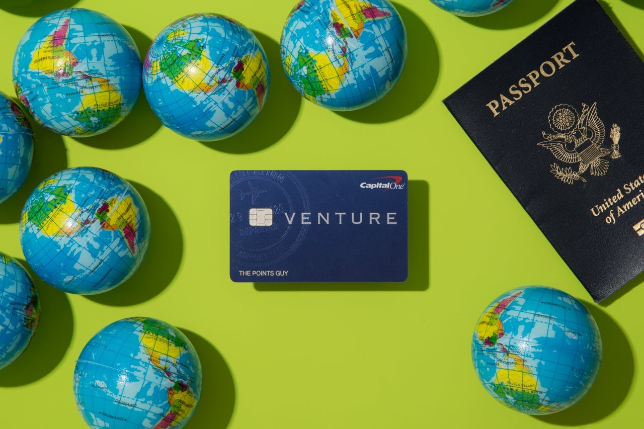 Capital One Venture Travel Rewards_Credit Card Still Life Passport