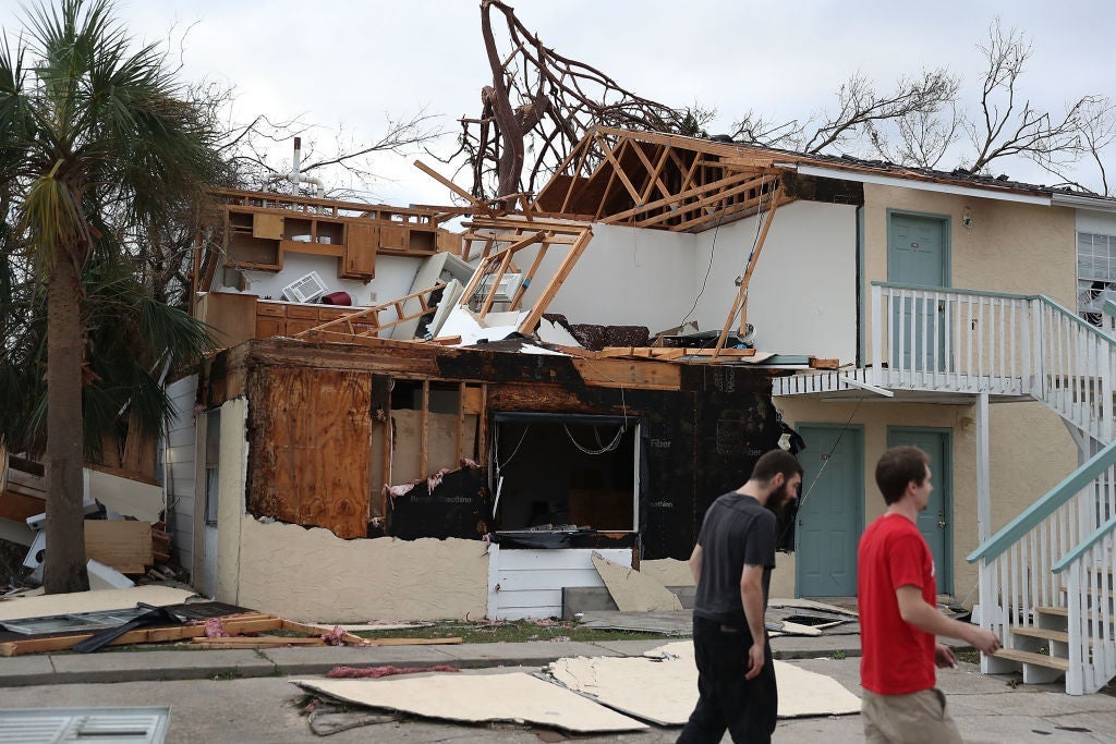 Florida Panhandle Faces Major Destruction After Hurricane Michael Hits As Category 4 Storm