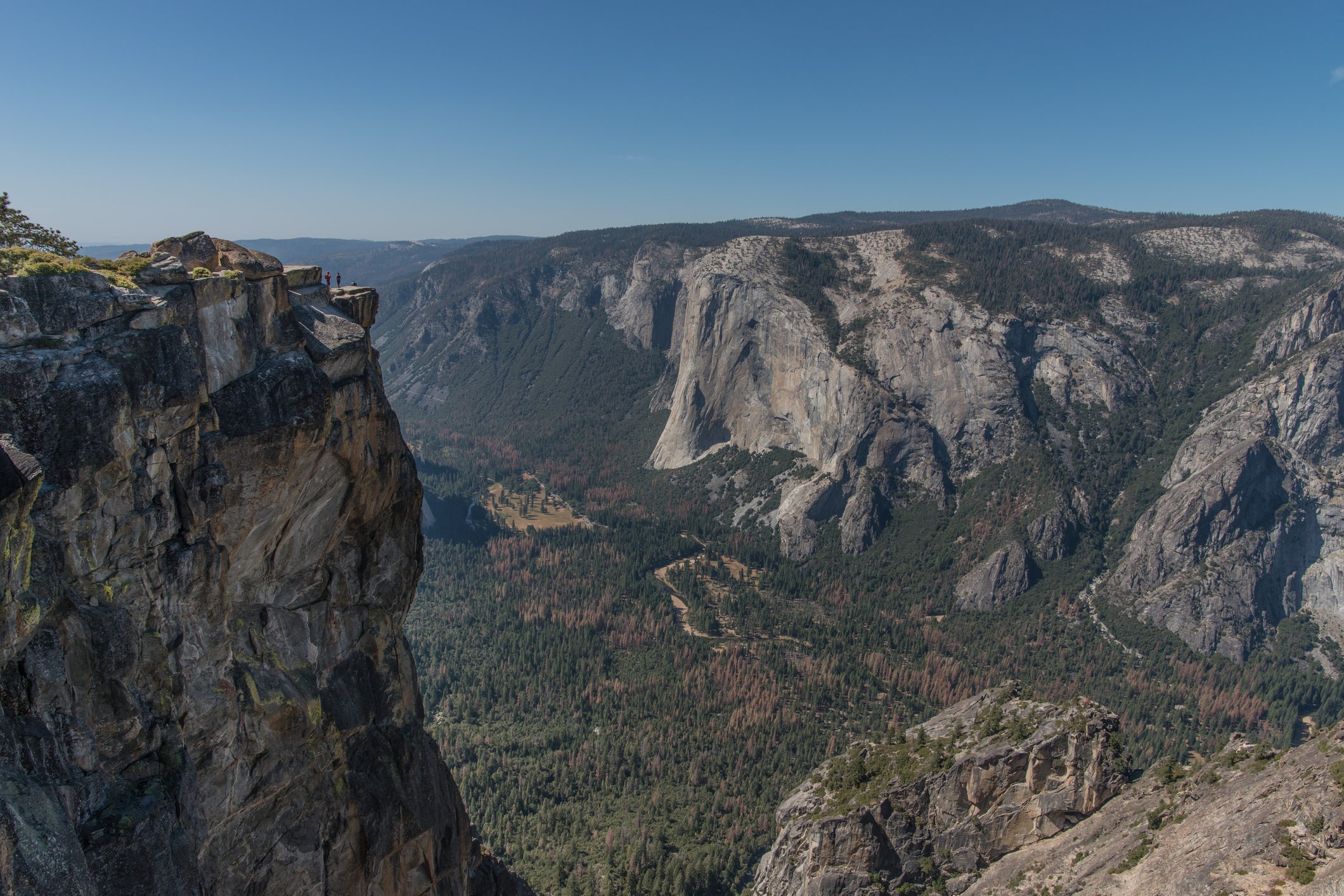 View of Yosemite Valley from Taft Point, Yosemite National Park