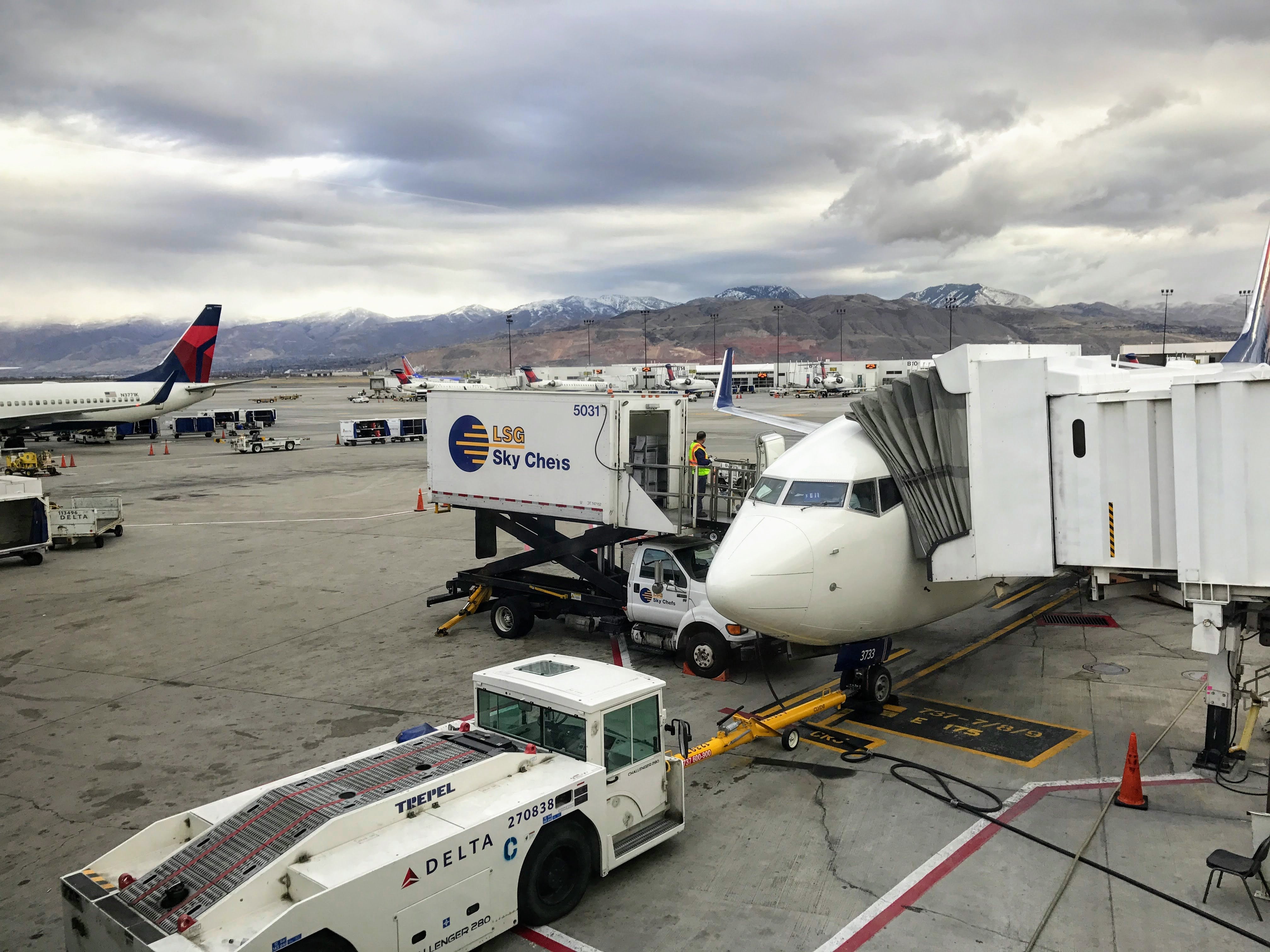 Delta Aircraft at Salt Lake City International Airport (SLC)