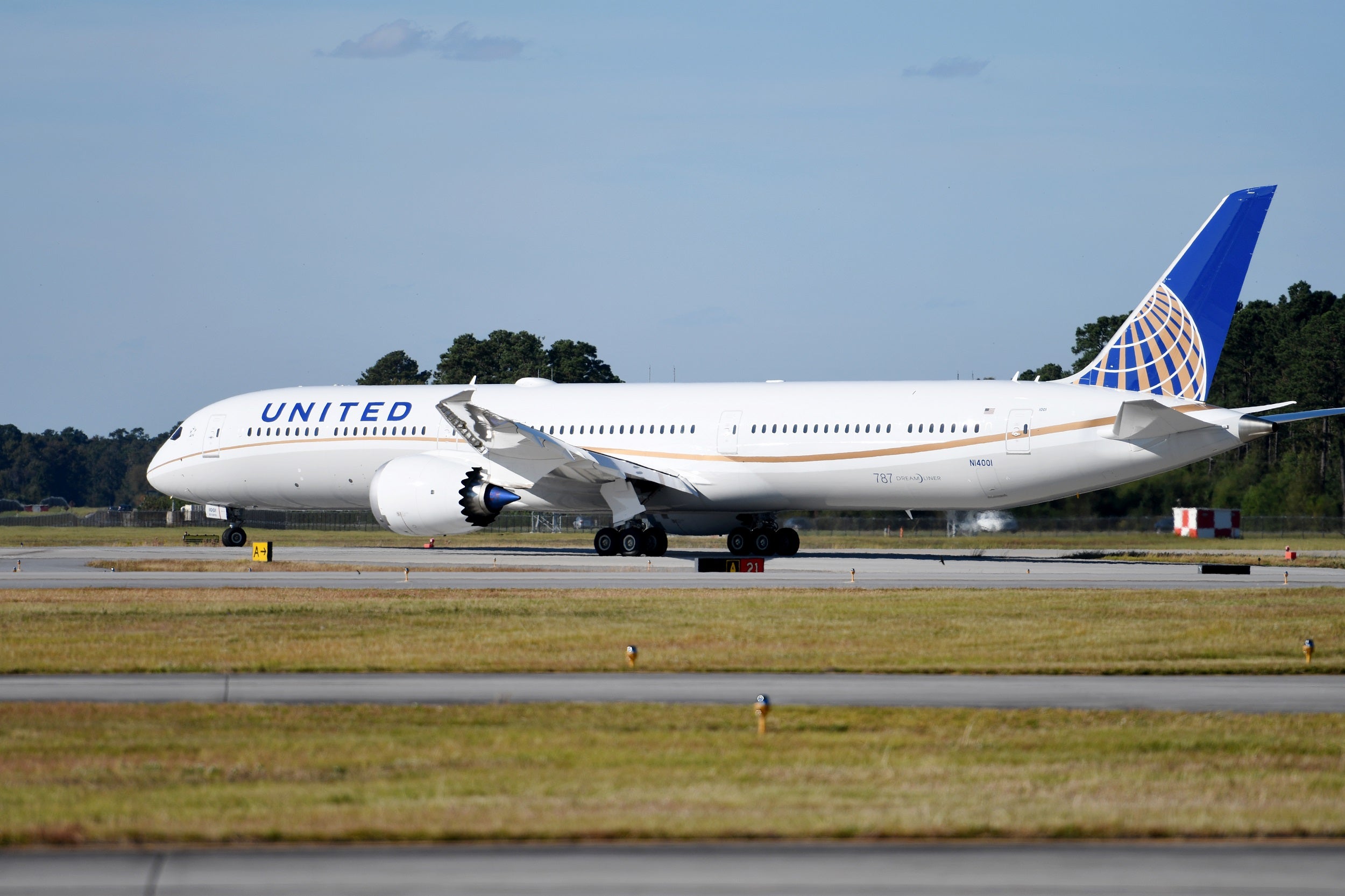 United Airlines first Boeing 787-10