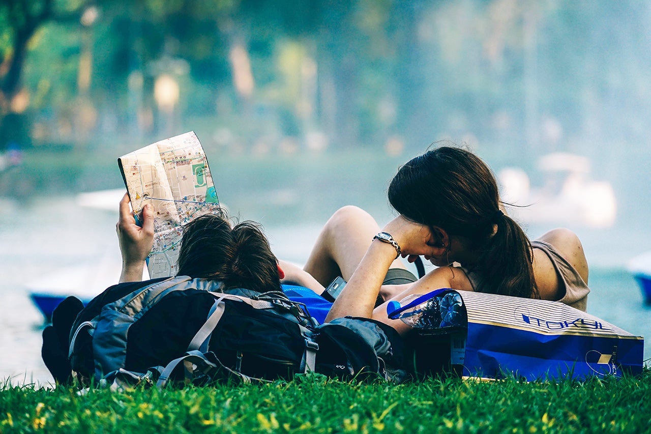 backpacker travel packing