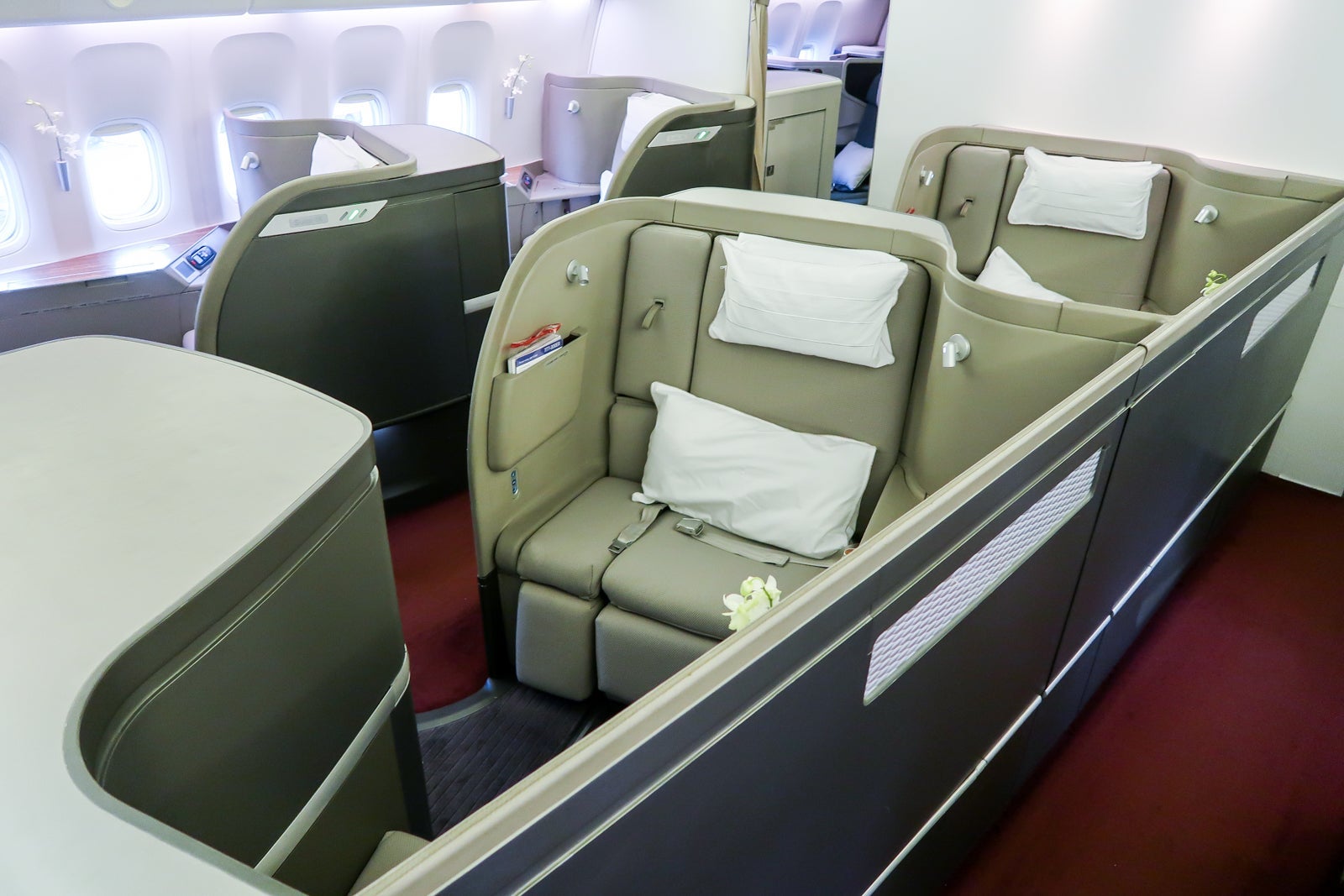 Cathay Pacific 777-300ER First Class HKG-BOS-10