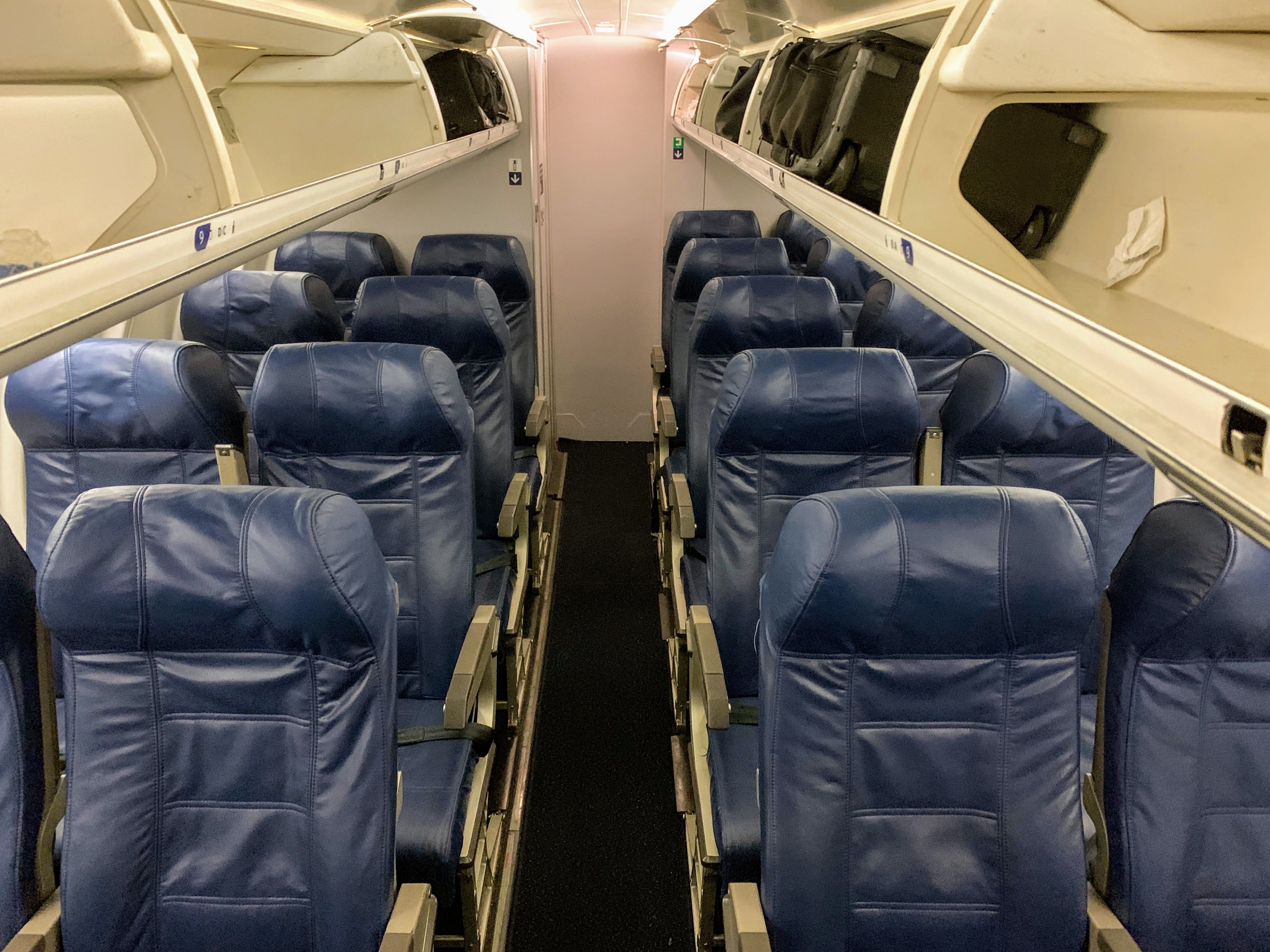 Delta CRJ200 Economy Seats