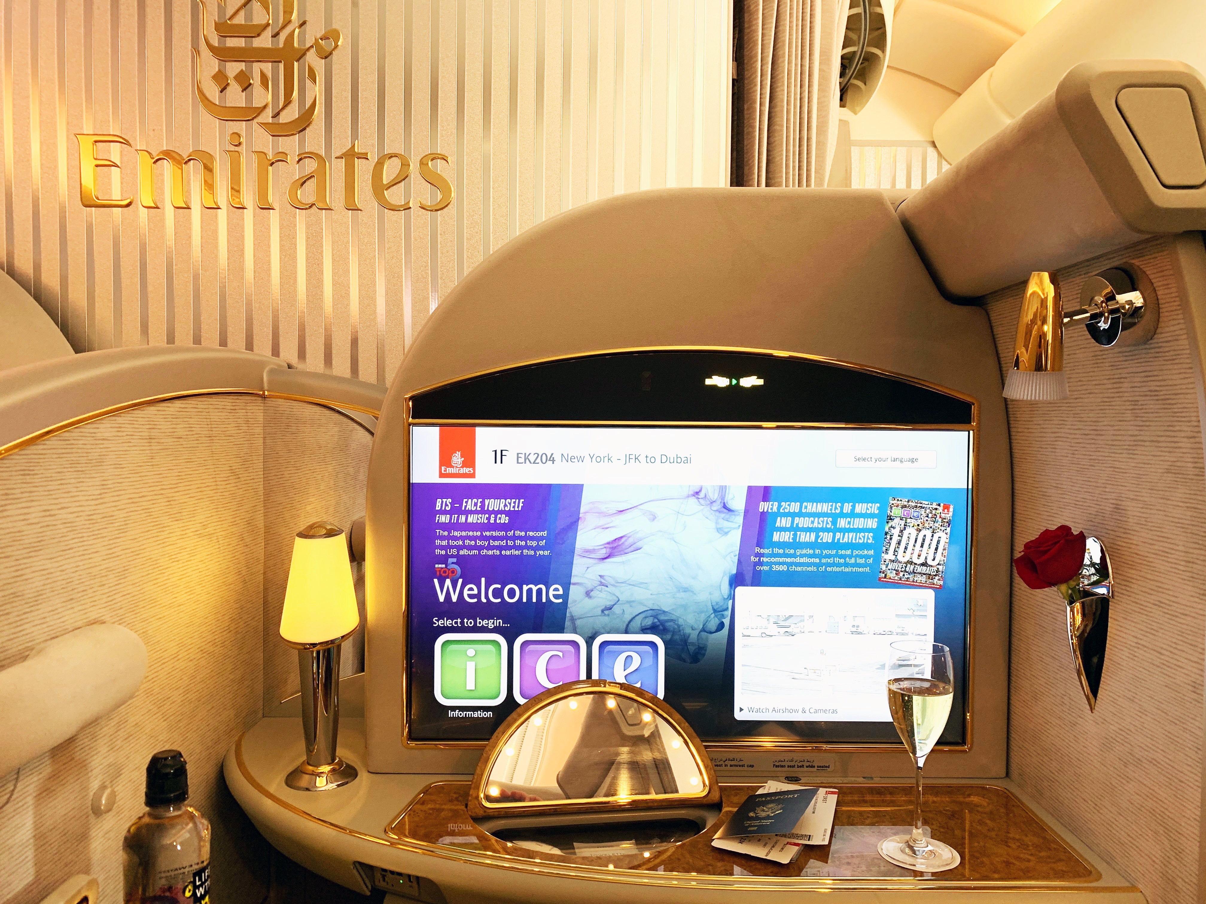 Emirates A380 First Class