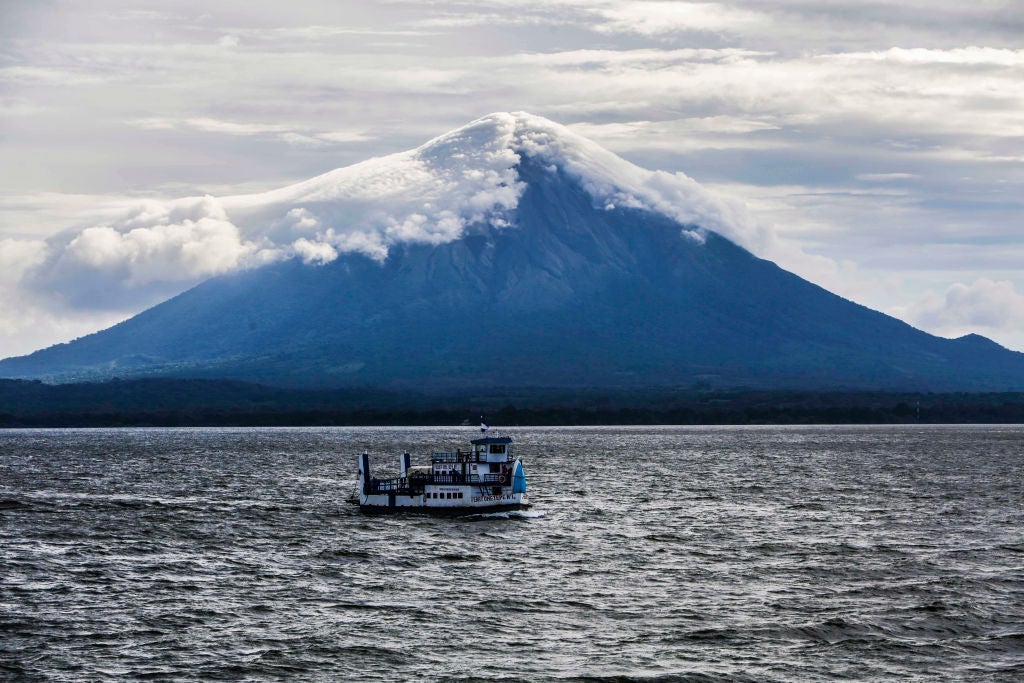 TOPSHOT-NICARAGUA-UNREST-TOURISM-OMETEPE