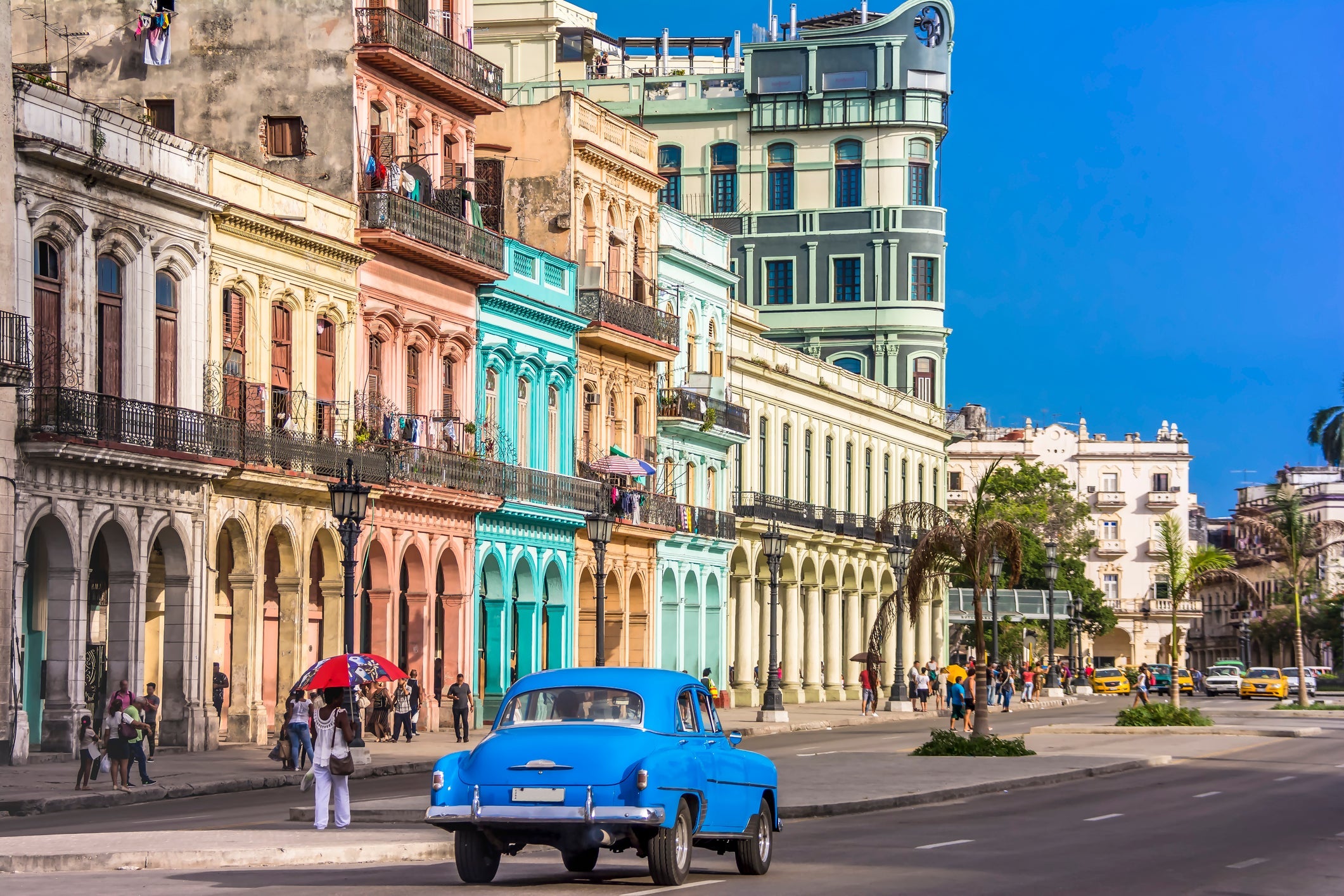 View of Havana city, Cuba.