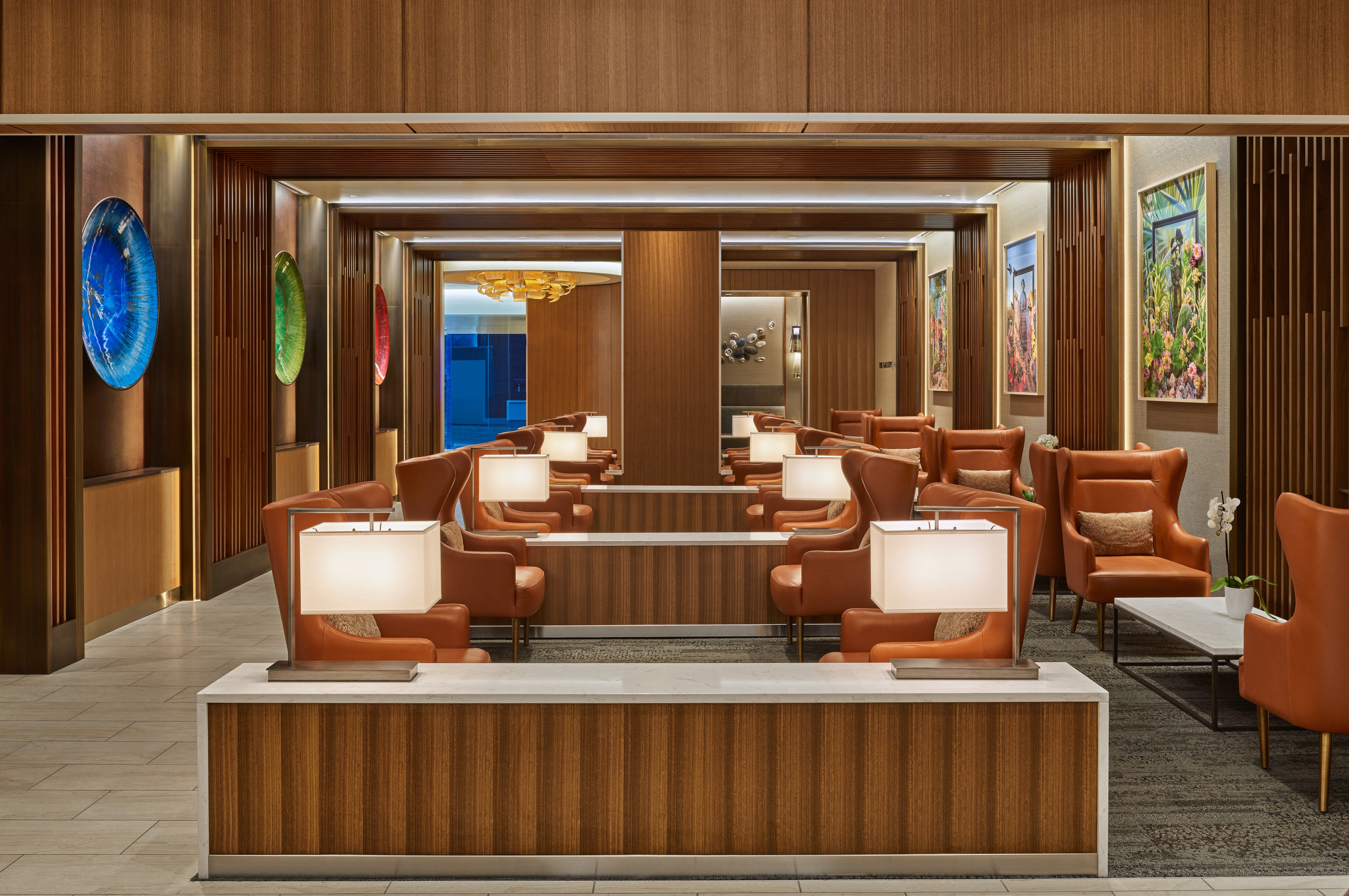 Delta Sky Club PHX Seating Area 2019