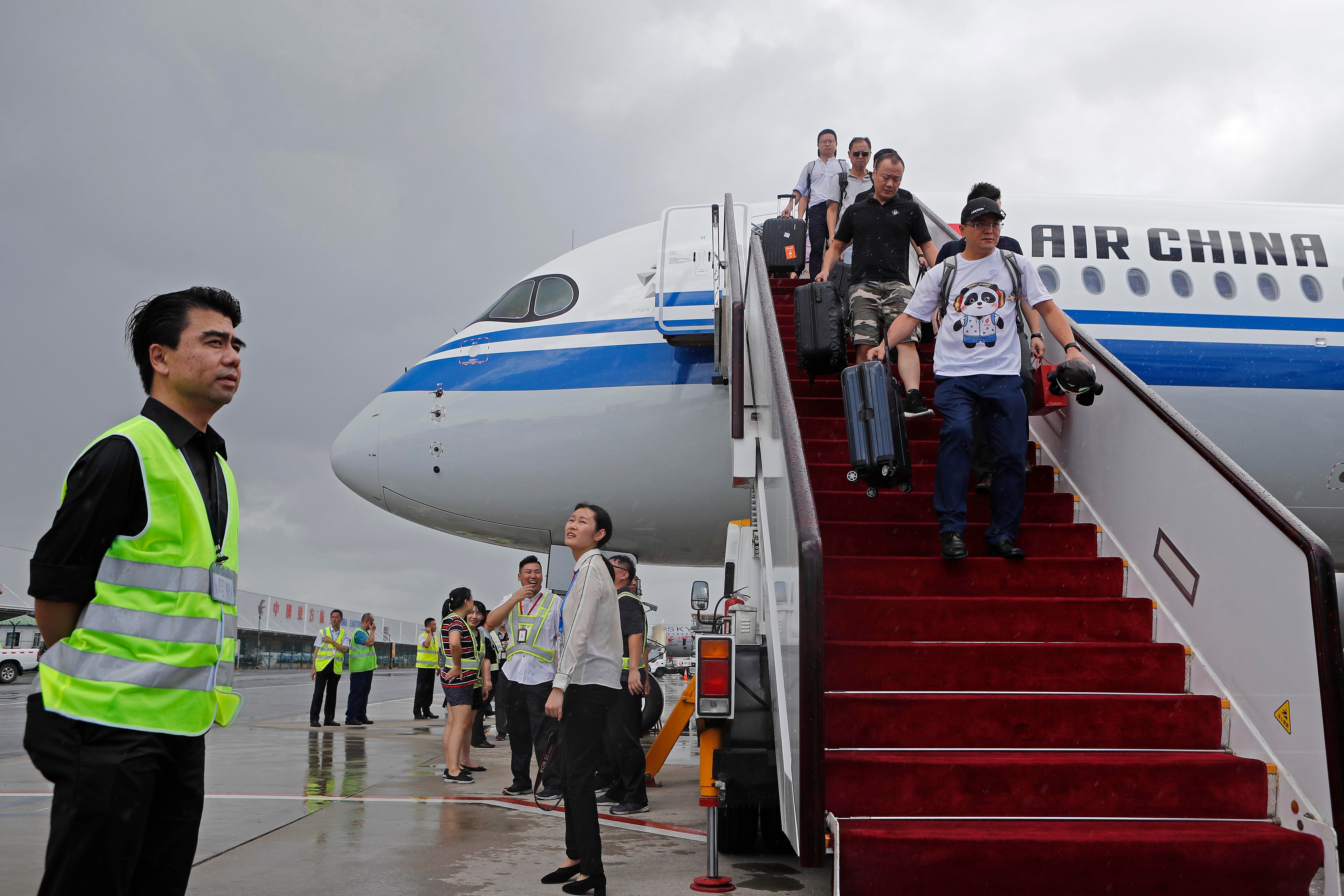 Airbus A350-900 Makes Maiden Flight From Beijing To Shanghai