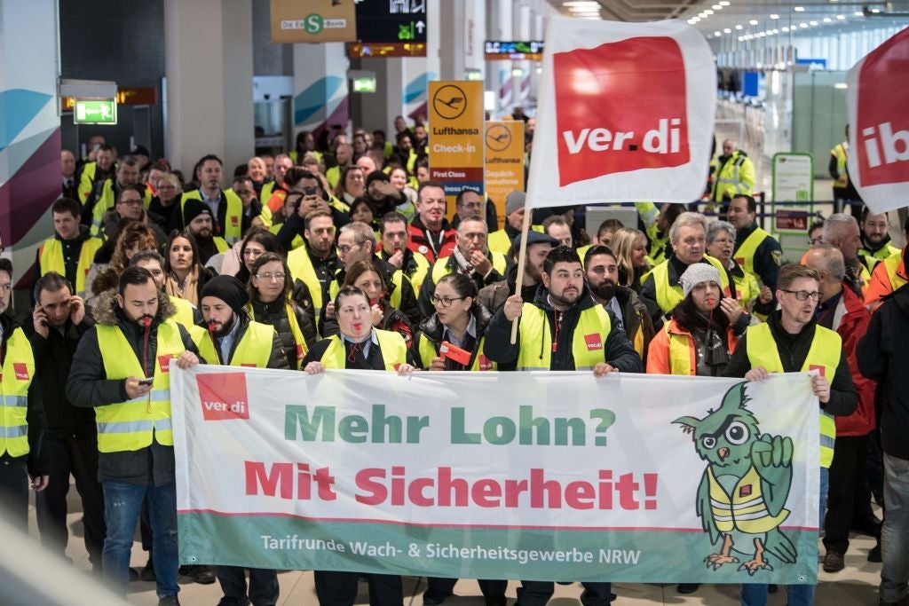 GERMANY-AVIATION-STRIKE-LABOUR