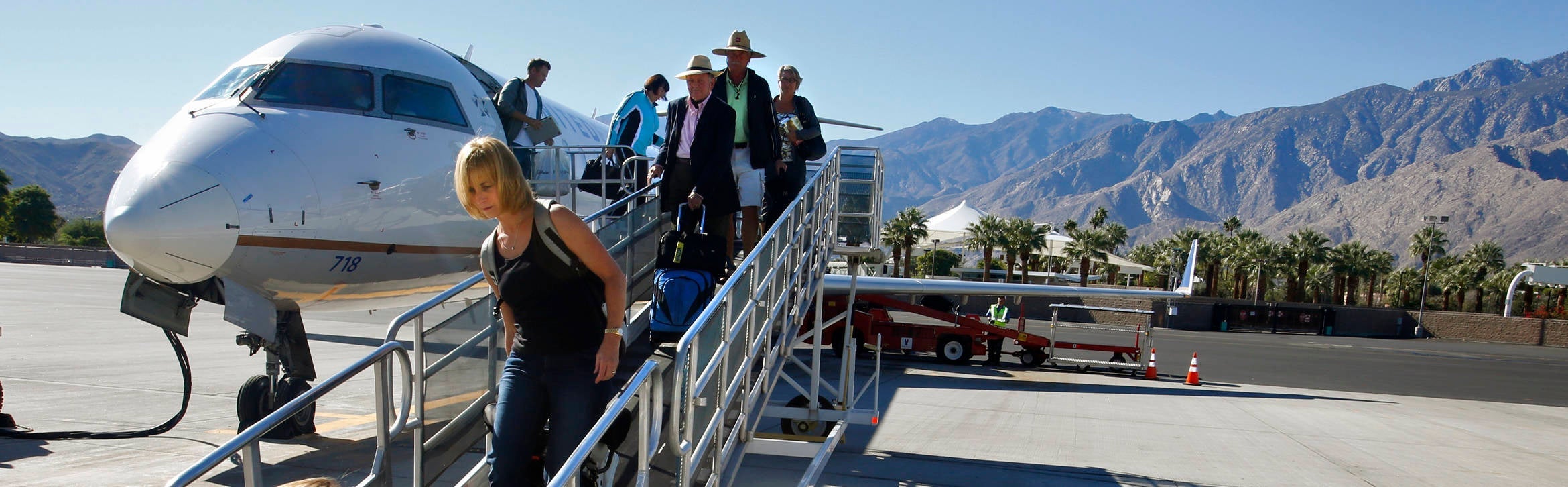 NOVEMBER 25, 2013. PALM SPRINGS, CA. Backdropped by the granite peaks of the San Jacinto Mountain