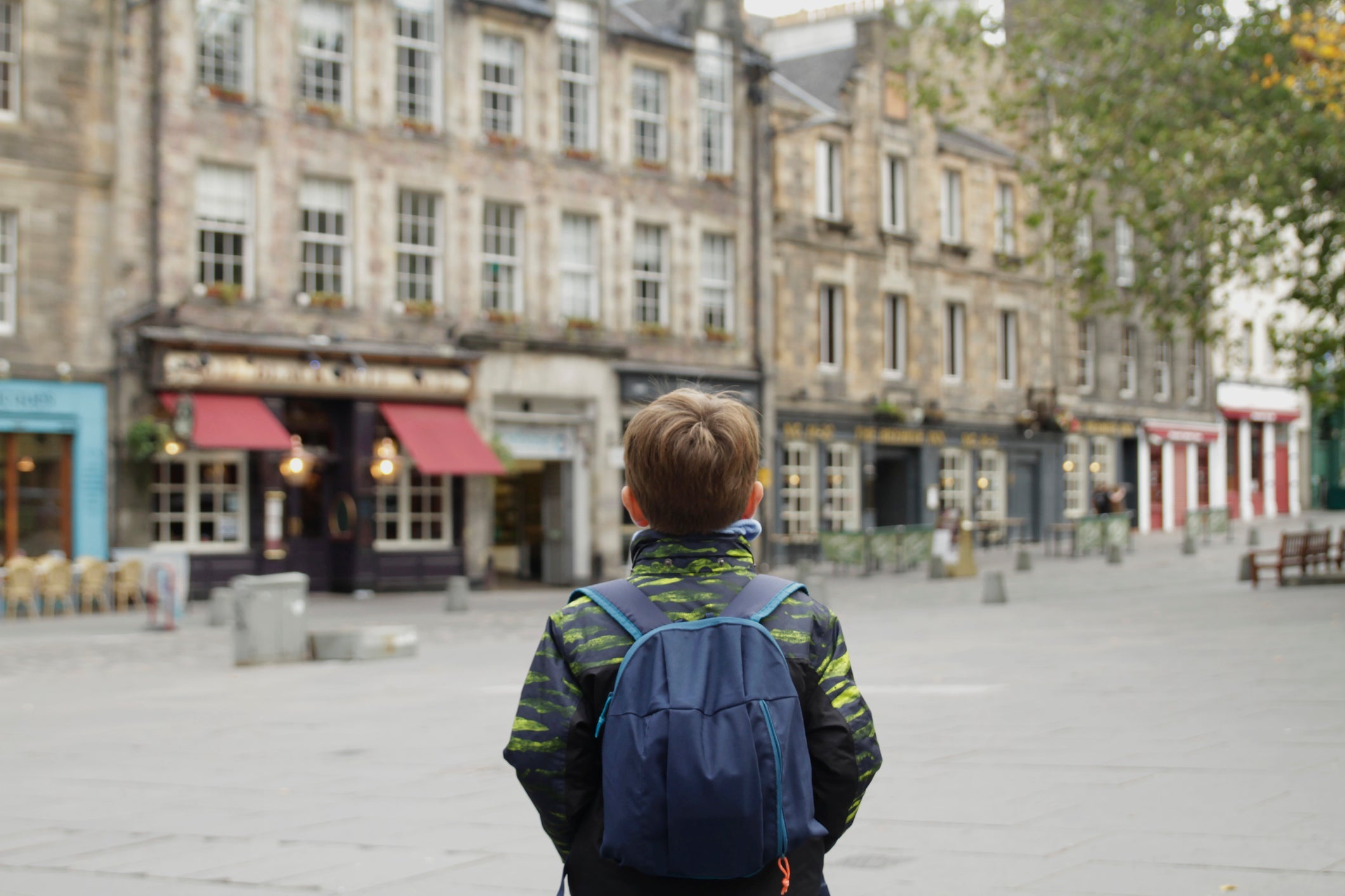 Tourist in Edinburgh