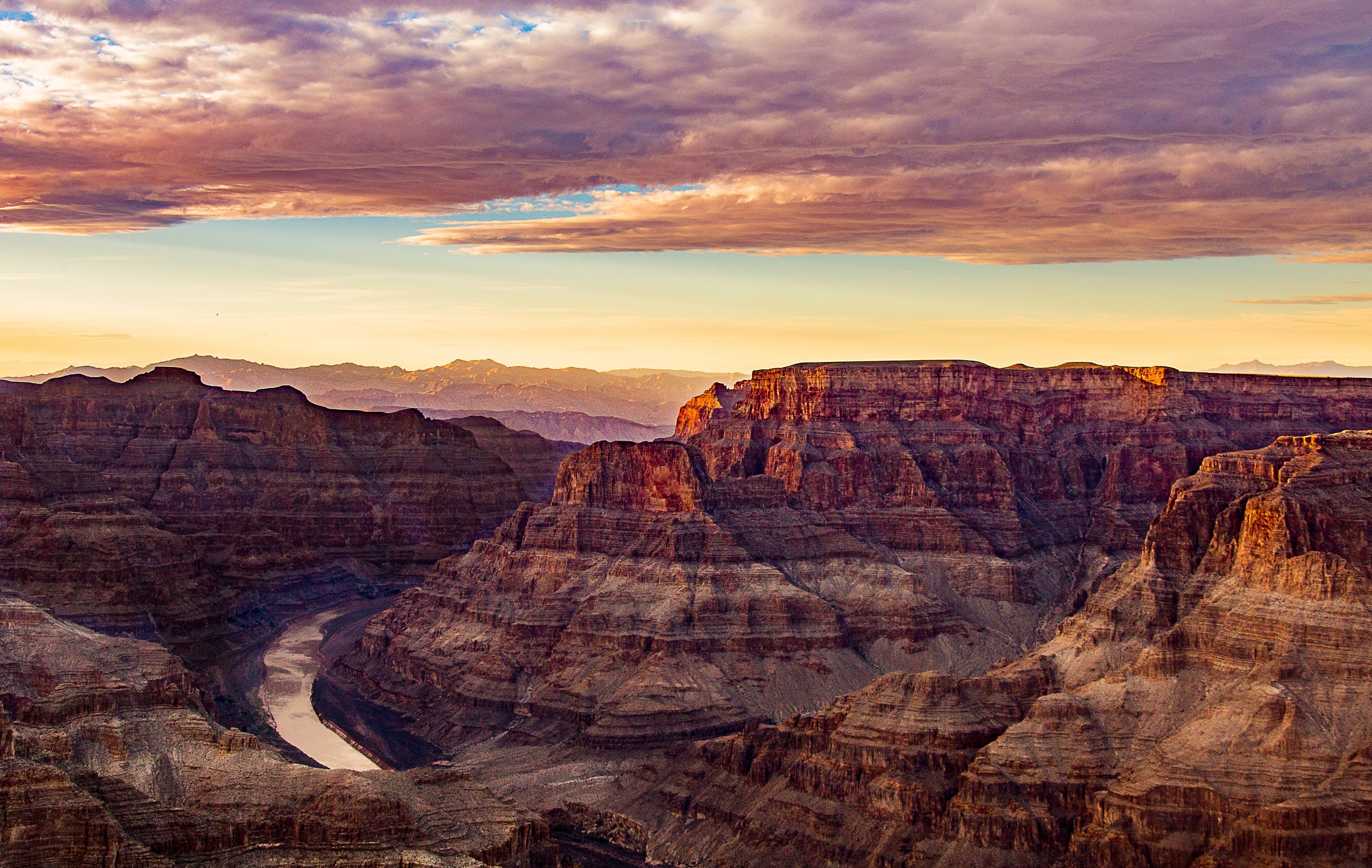 Rock Formations At Sunset