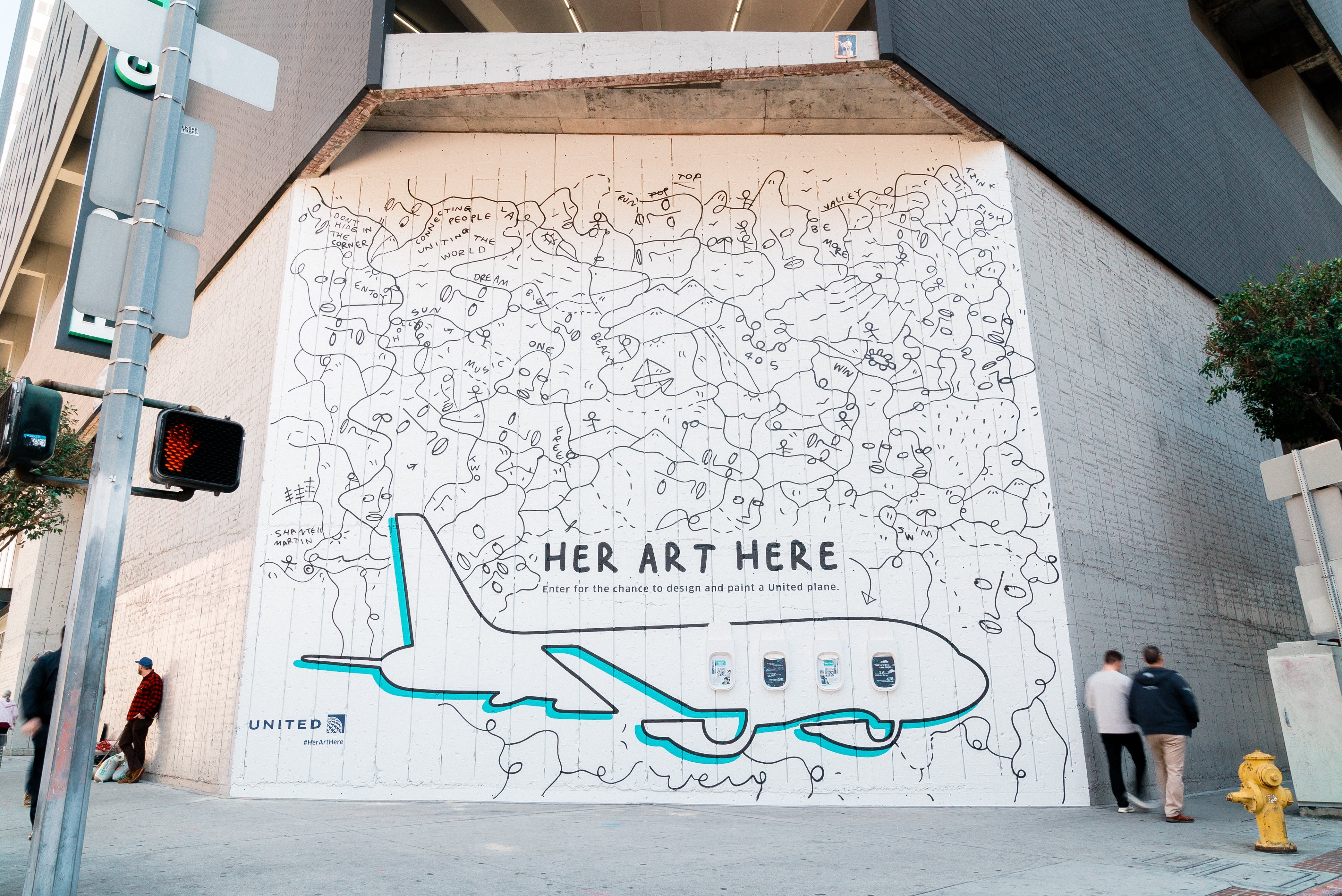 Her Art Here Mural - Los Angeles, CA - 4