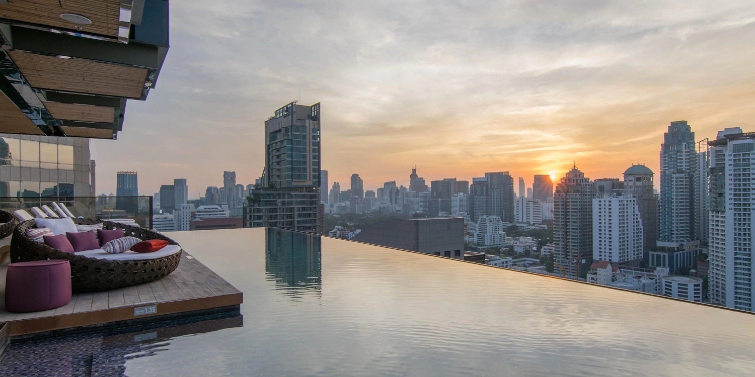 Hotel Indigo Bangkok infinity pool