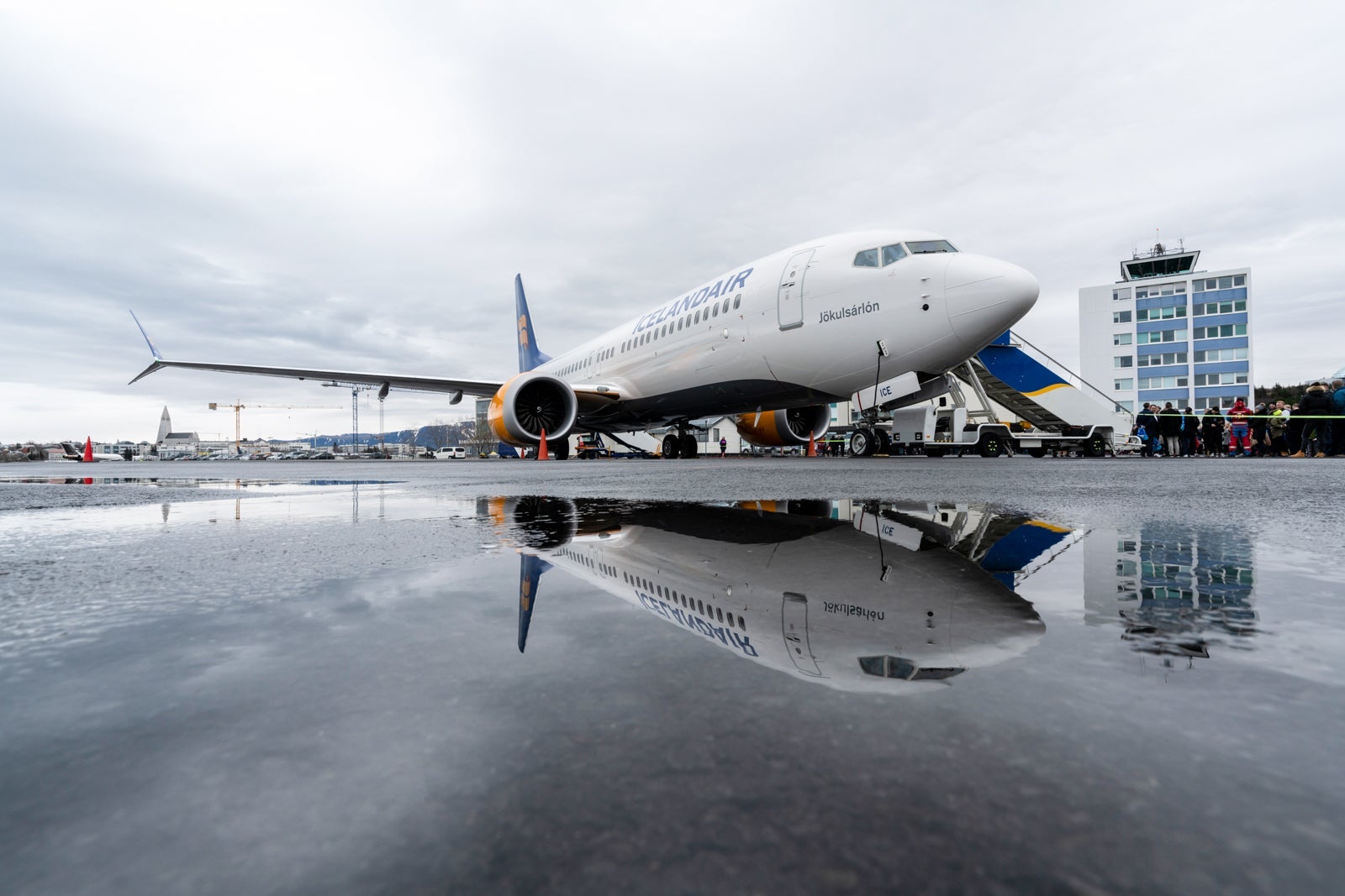 Celebratory Flight 'Iceland By Air' Marks The Arrival Of Icelandair's New Boeing 737 MAX 8 Plane