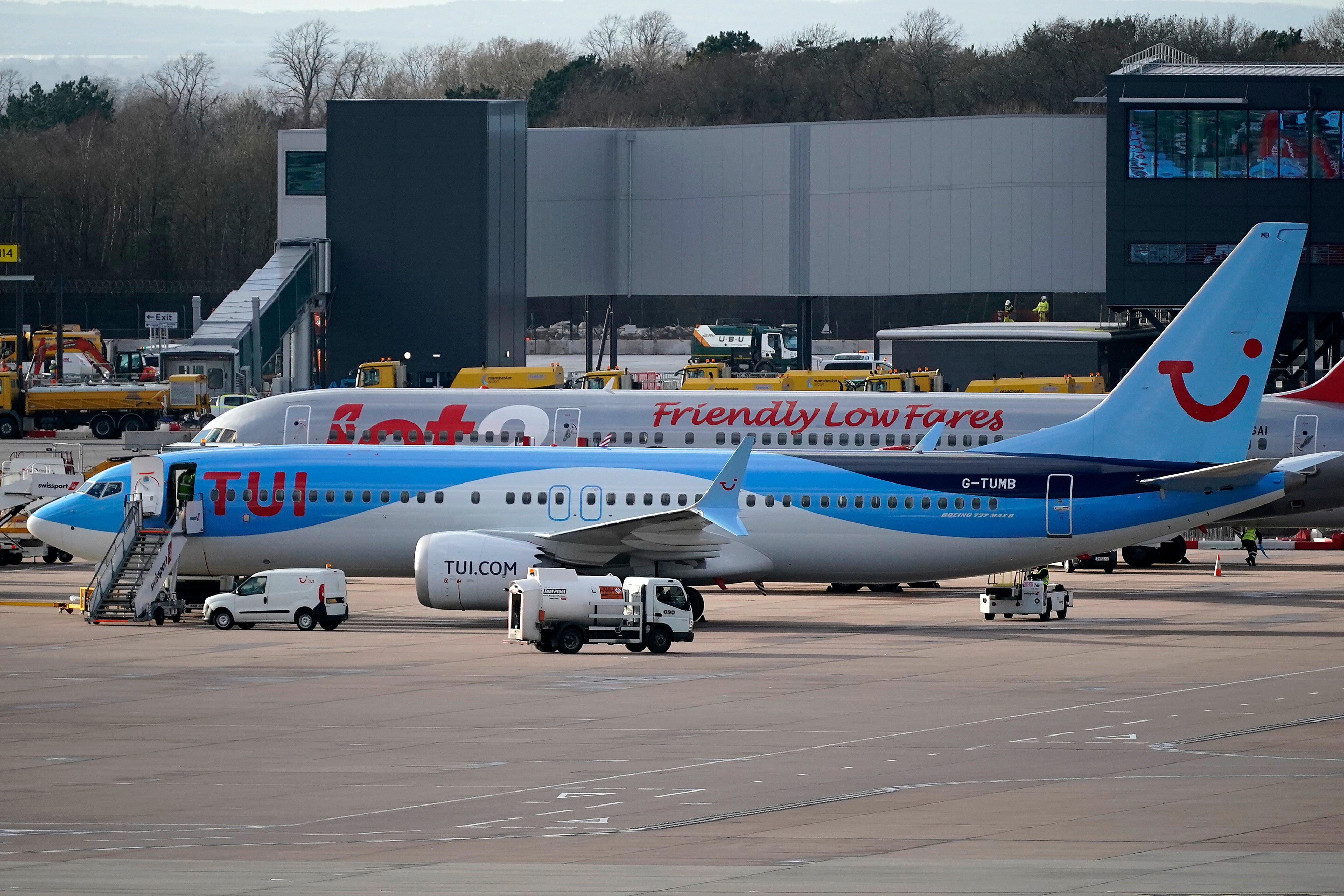 Boeing 737 Max 8 Parked After UK Civil Aviation Authority Instructed Grounding The Aircraft Following The Ethiopian Crash