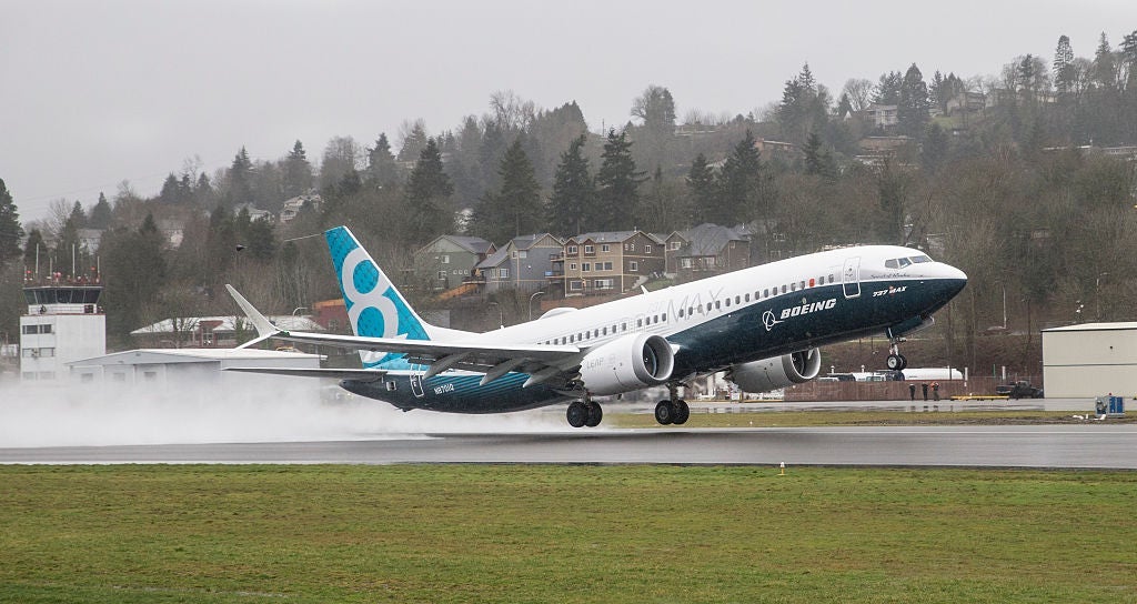 Boeing Holds First Test Flight For 737 MAX Aircraft