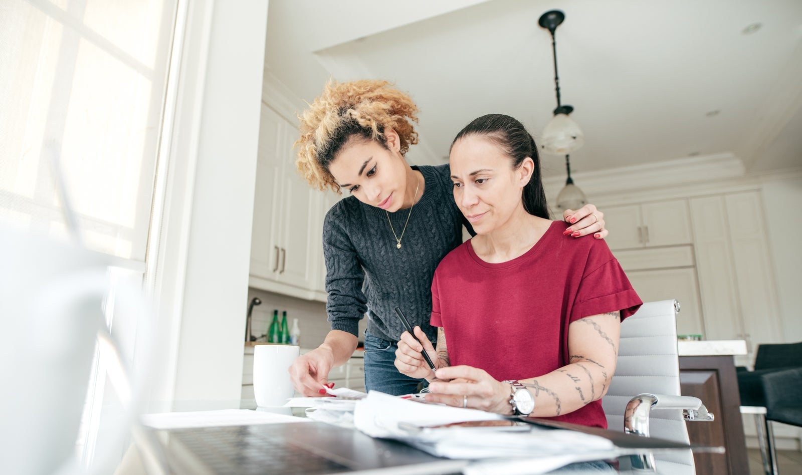 Managing the family's finances