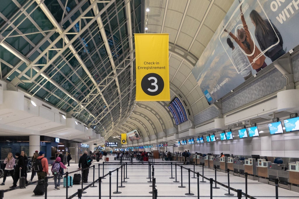 Pearson International Airport. Terminal 3 architectural