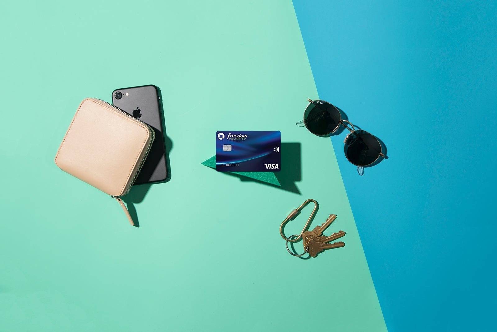 chase freedom unlimited CREDIT CARD STILL LIFE