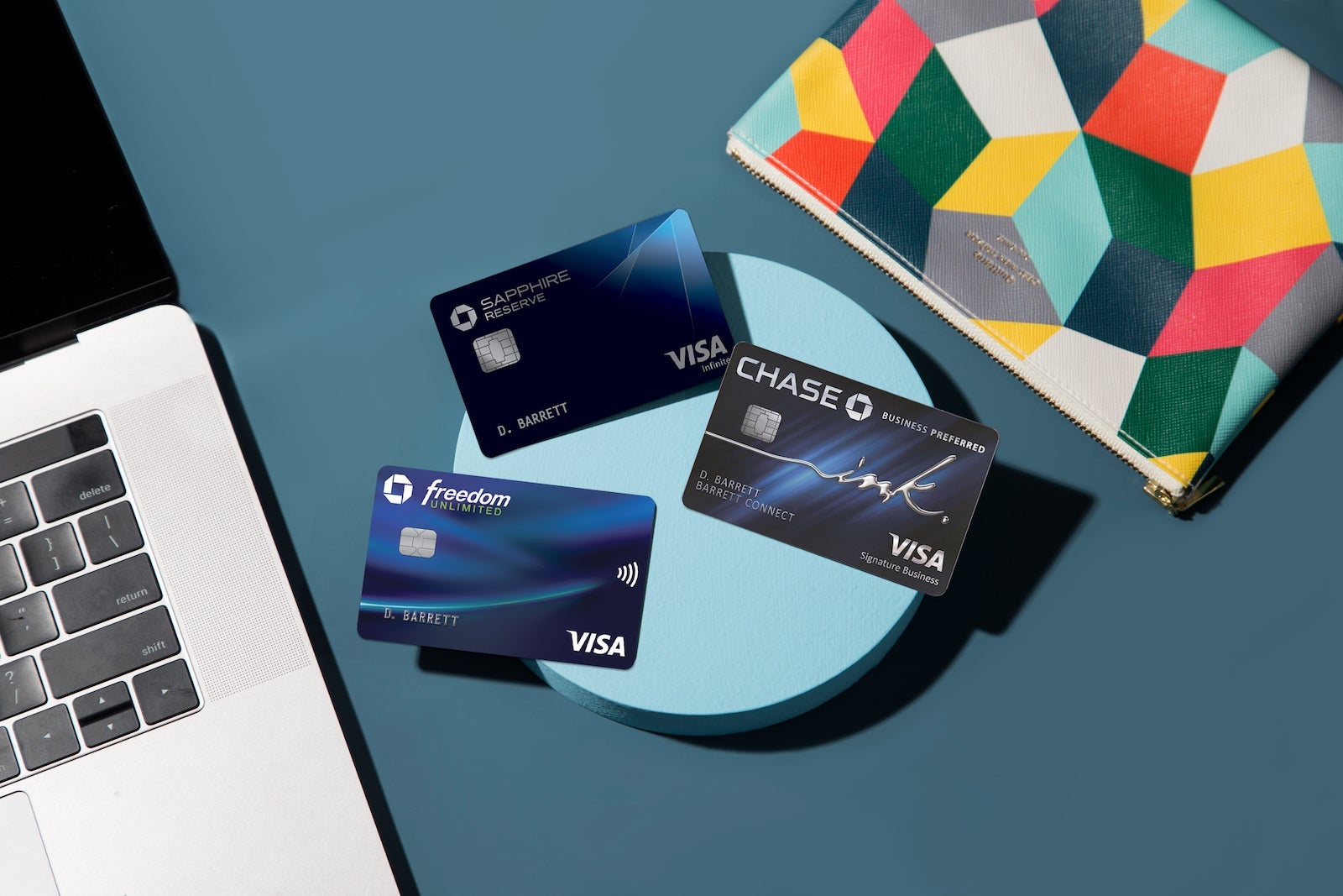 Chase Sapphire Reserve Chase Freedome Unlimited Chase Ink Business Preferred STILL LIFE CREDIT CARD