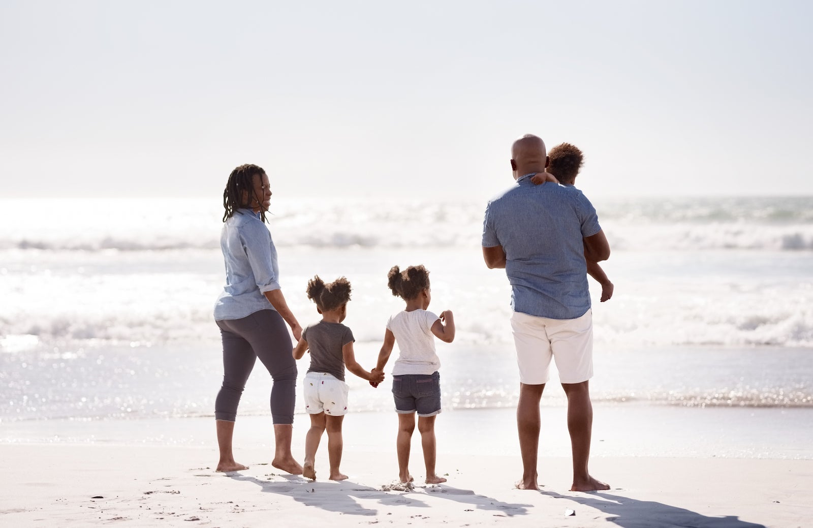 Family beach vacation