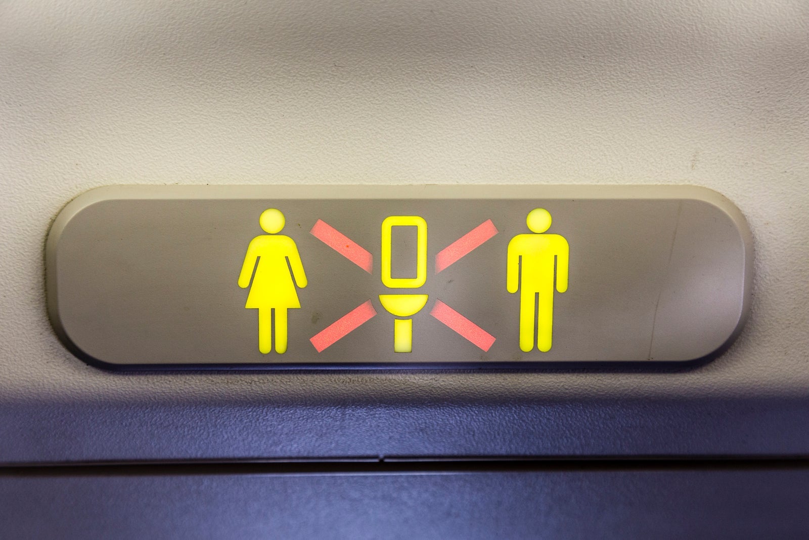 Occupied Aircraft Lavatory Sign