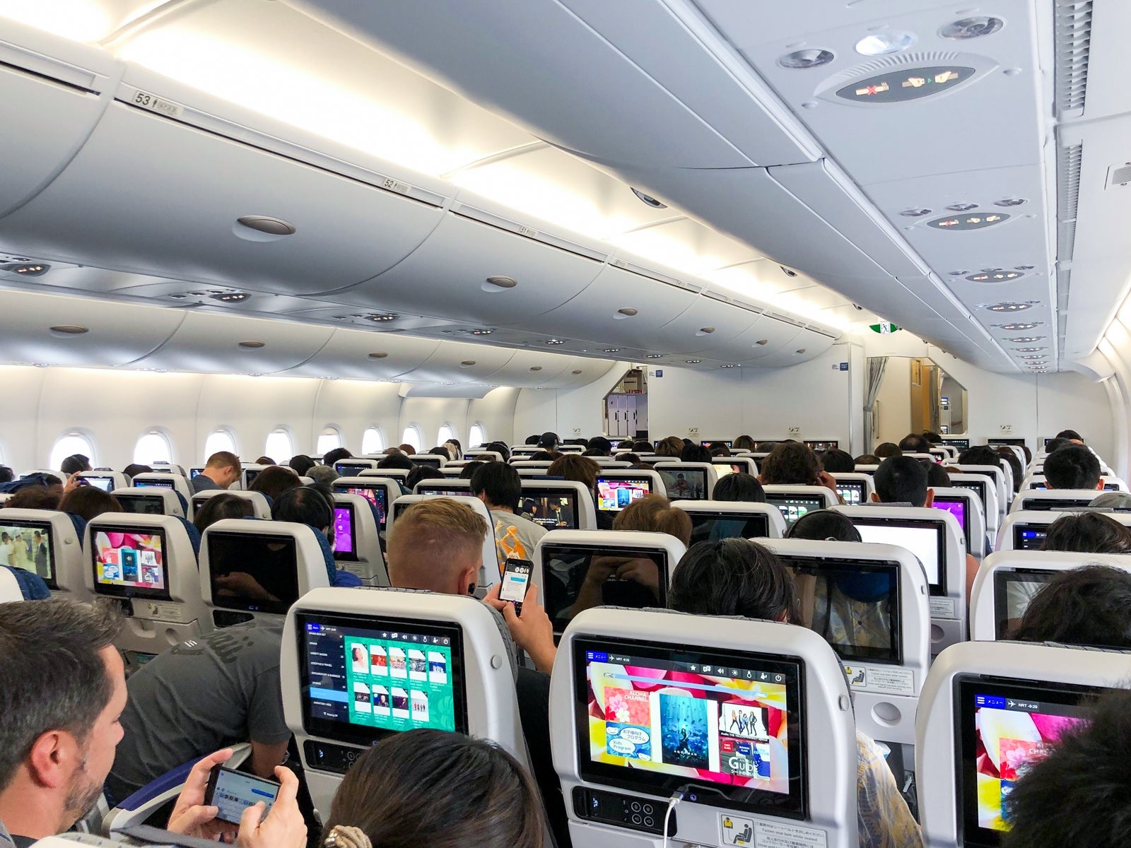 ANA A380 Economy HNL_NRT