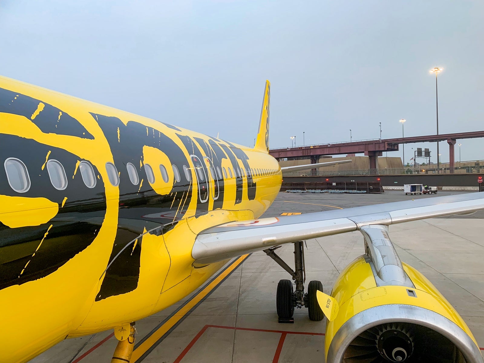 Spirit Airlines A320 “Big Front Seat” EWR-LAS